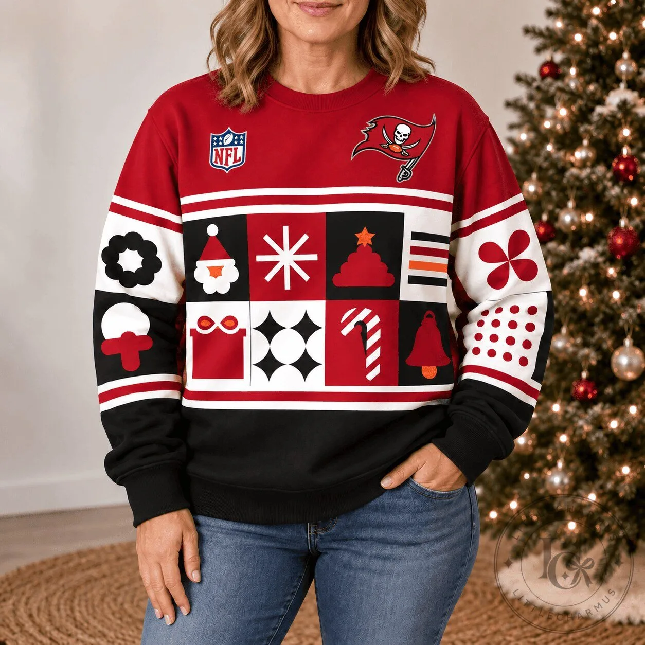 Tampa Bay Buccaneers National Football League Christmas Holiday Ugly Sweater