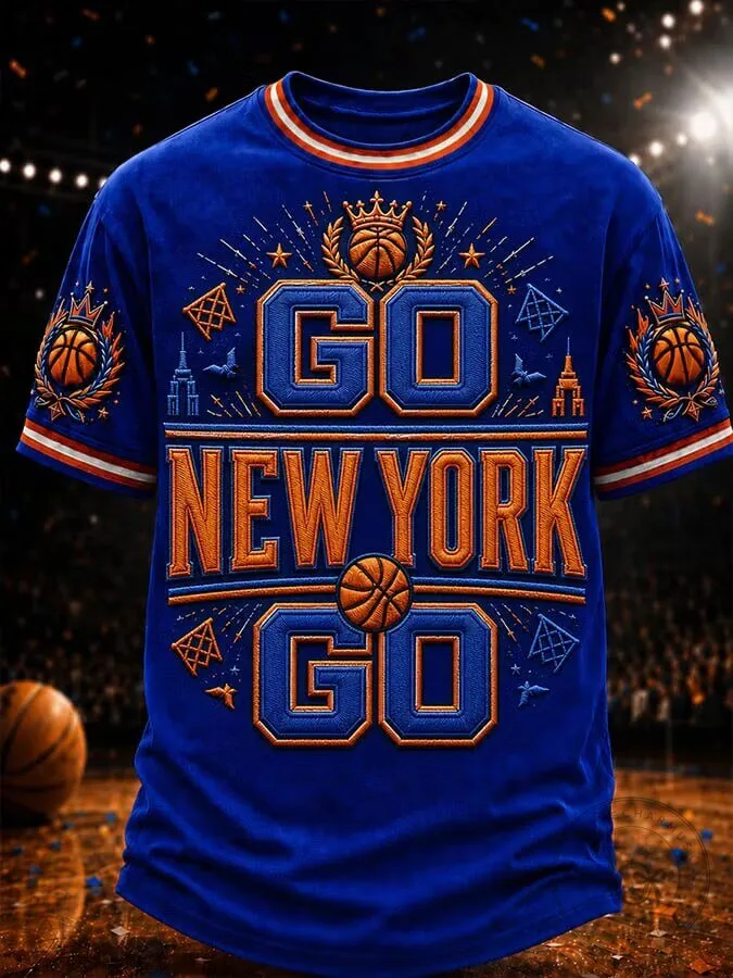 Go New York Go Basketball Fan T-Shirt