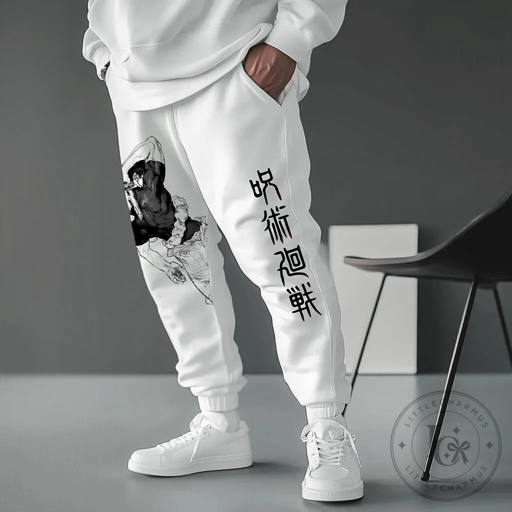 Jujutsu Kaisen Yuji Itadori Anime Graphic Print Jogger Pants 2 Jujutsu Kaisen Yuji Itadori Anime Graphic Print Jogger Pants