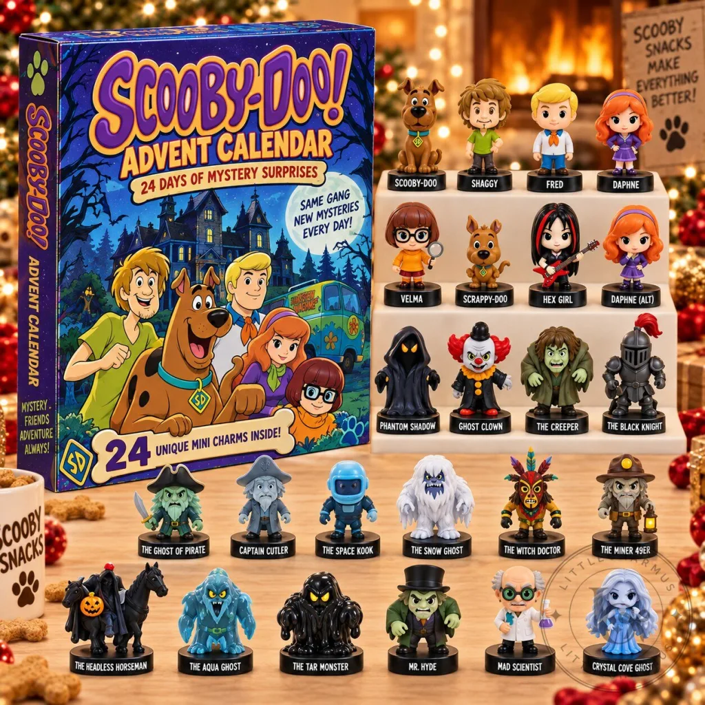 Scooby Doo Mystery Machine Advent Calendar 24 Days of Mystery Surprises Scooby Doo Mystery Machine Advent Calendar 24 Days of Mystery Surprises 2D