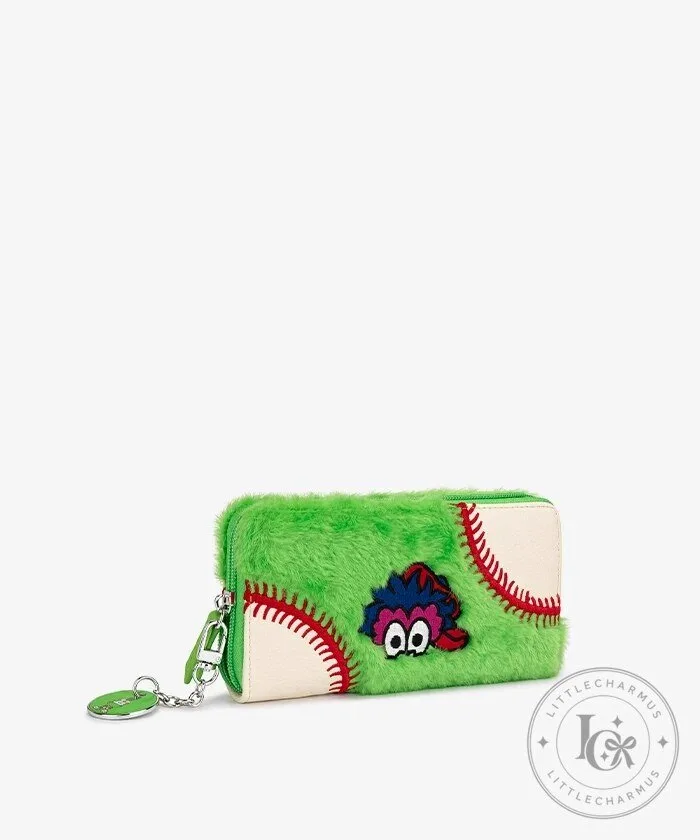 Philadelphia Phillies Phanatic Fuzzy Baseball Wallet with Keychain 11 Philadelphia Phillies Phanatic Fuzzy Baseball Wallet with Keychain