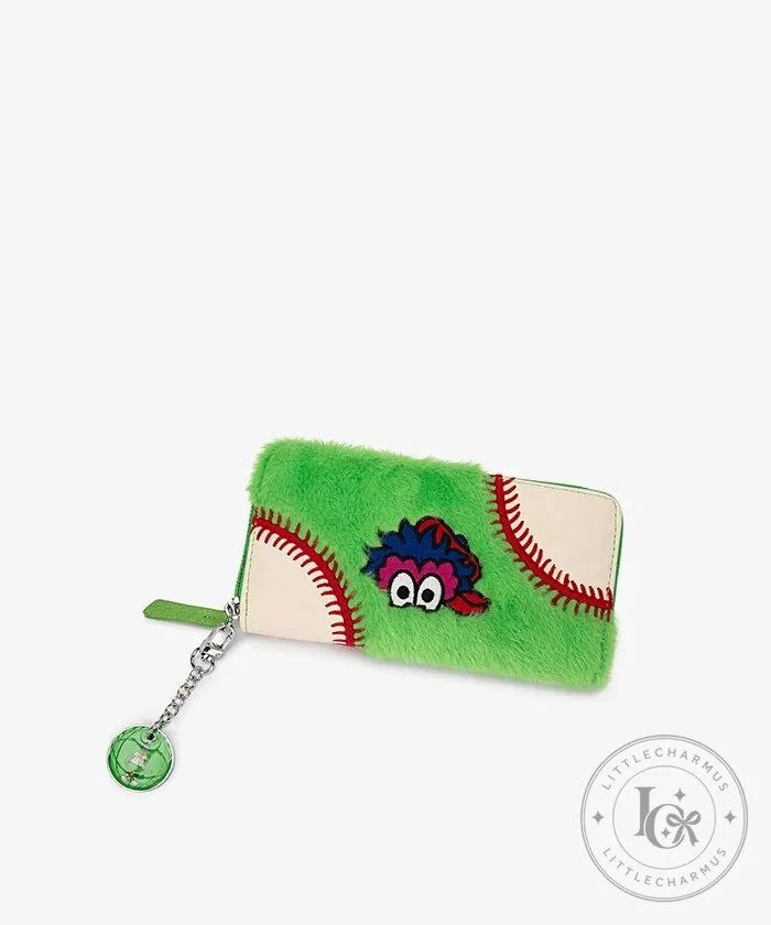 Philadelphia Phillies Phanatic Fuzzy Baseball Wallet with Keychain 12 Philadelphia Phillies Phanatic Fuzzy Baseball Wallet with Keychain
