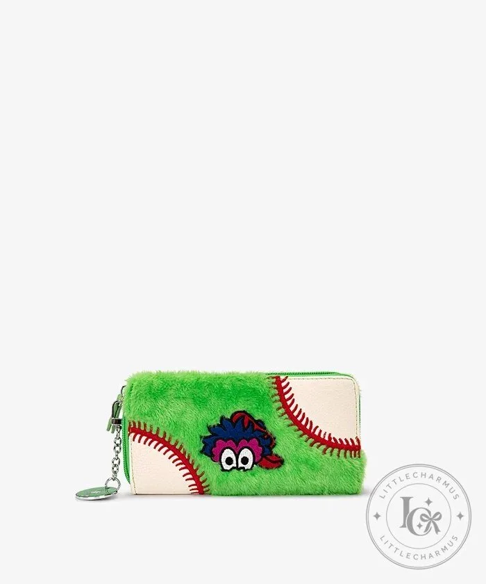 Philadelphia Phillies Phanatic Fuzzy Baseball Wallet with Keychain 16 Philadelphia Phillies Phanatic Fuzzy Baseball Wallet with Keychain