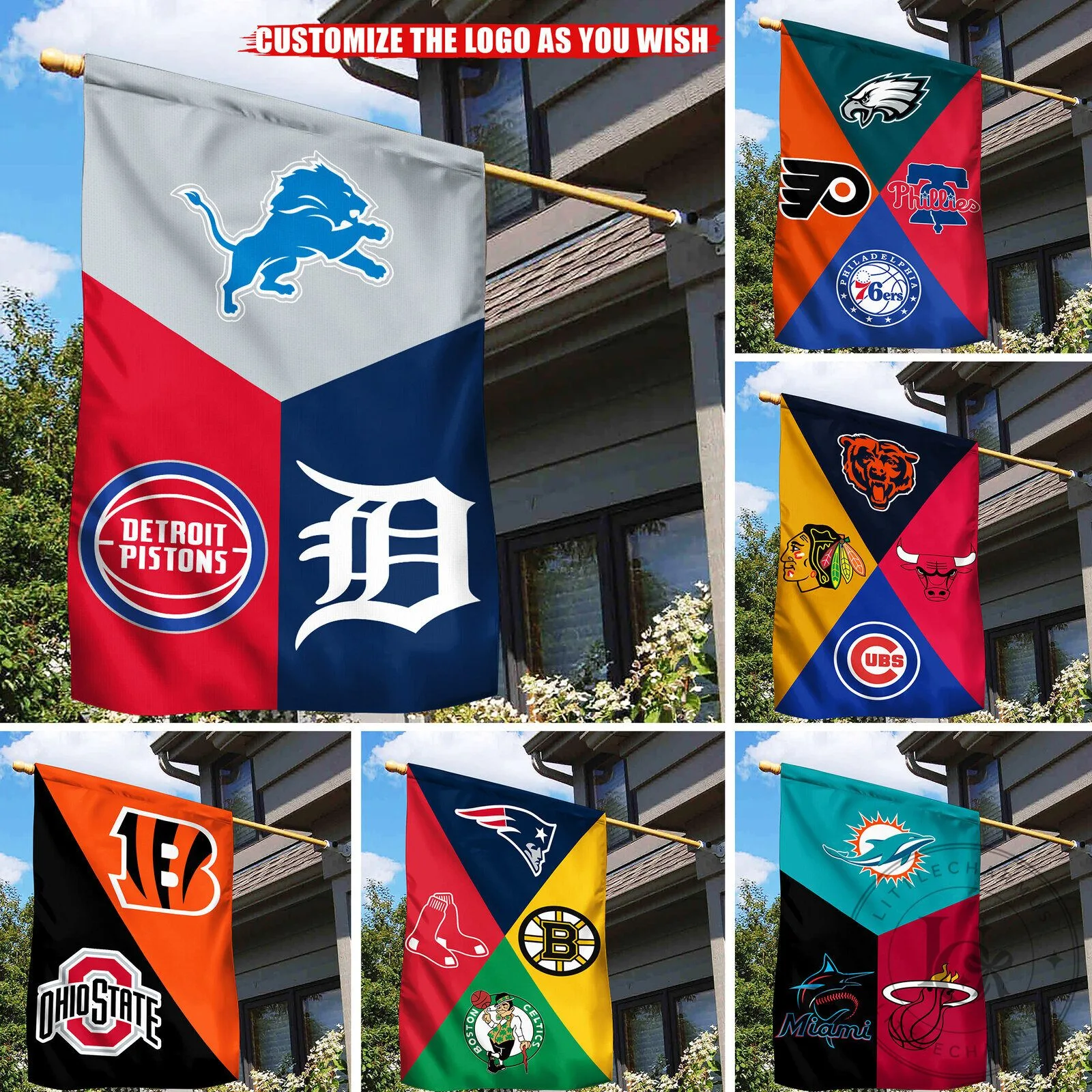 M1 Customize your favorite logo and text on the flag- Custom flag with triangle 15 M1 Customize your favorite logo and text on the flag- Custom flag with triangle