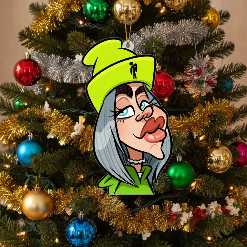 Billie Eilish Hit Me Hard and Soft Christmas Tree Ornament Gift Set 7 Billie Eilish Hit Me Hard and Soft Christmas Tree Ornament Gift Set