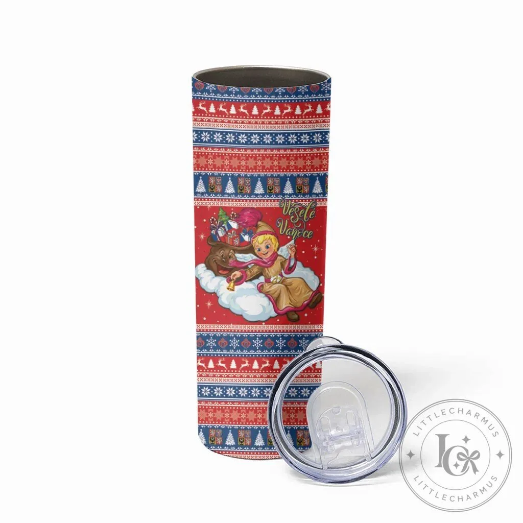 Czech Republic Jezisek Vesele Vanoce Christmas Pattern Tumbler 10 Czech Republic Jezisek Vesele Vanoce Christmas Pattern Tumbler