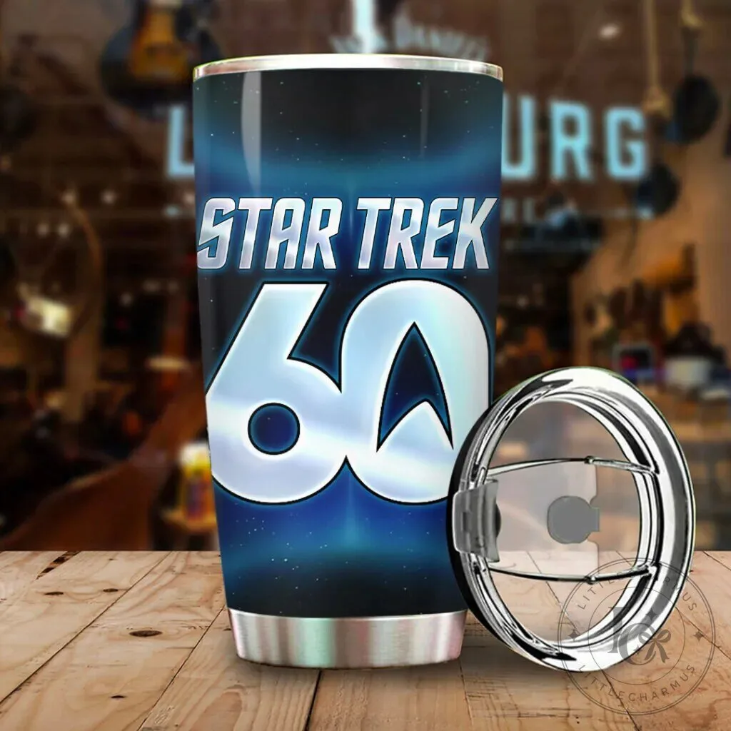 60th Anniversary Tumbler: Star Trek Thank You For The Memories 10 60th Anniversary Tumbler: Star Trek Thank You For The Memories