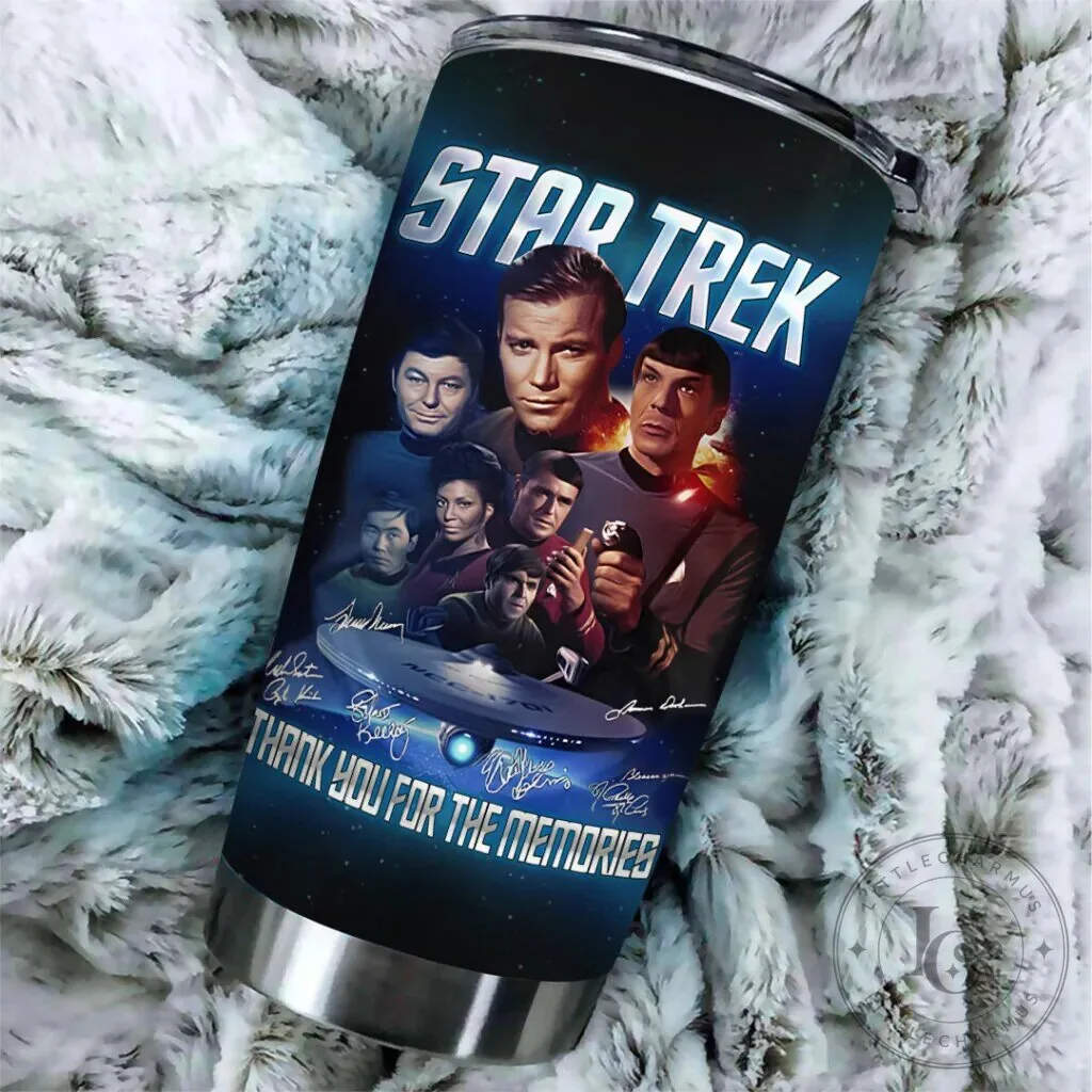 60th Anniversary Tumbler: Star Trek Thank You For The Memories 11 60th Anniversary Tumbler: Star Trek Thank You For The Memories