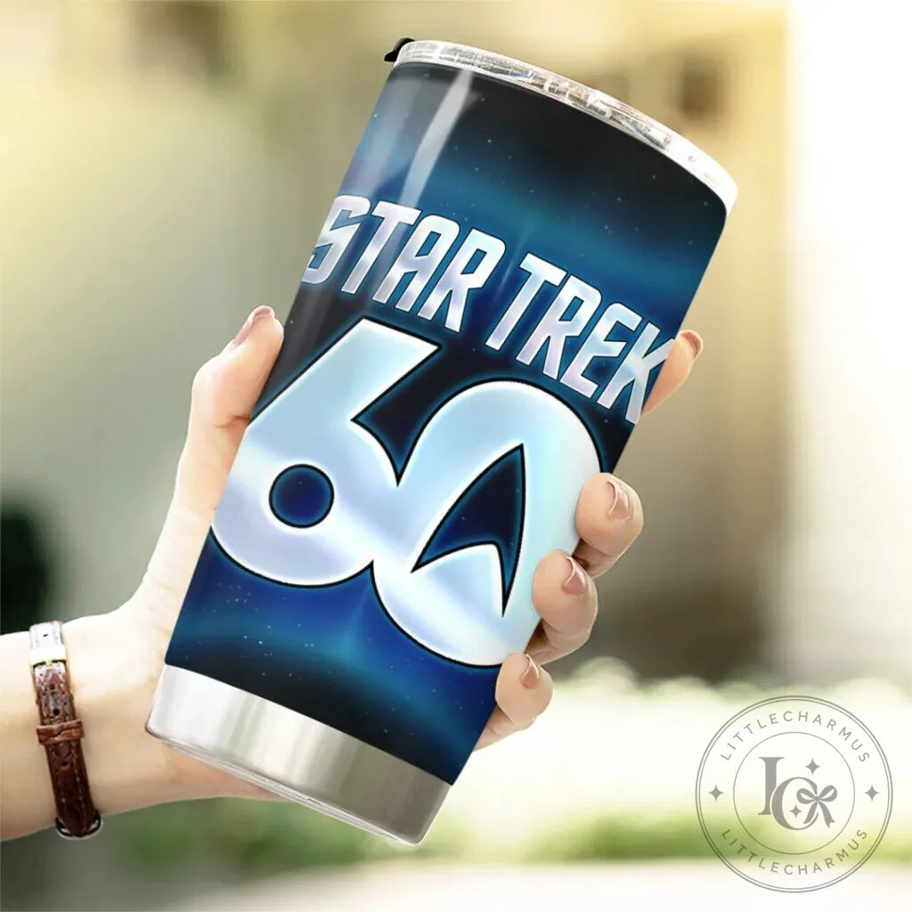60th Anniversary Tumbler: Star Trek Thank You For The Memories 12 60th Anniversary Tumbler: Star Trek Thank You For The Memories