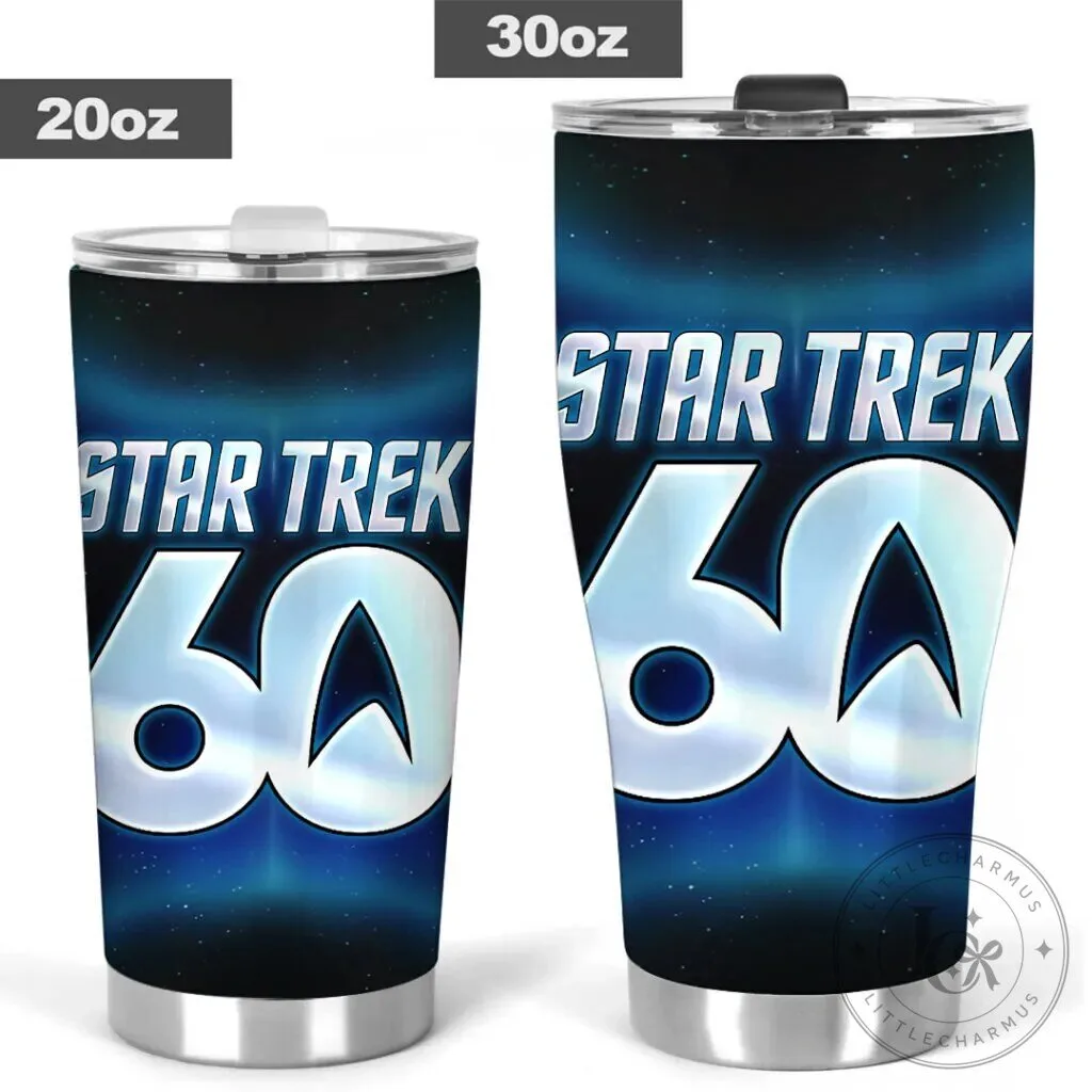 60th Anniversary Tumbler: Star Trek Thank You For The Memories 13 60th Anniversary Tumbler: Star Trek Thank You For The Memories