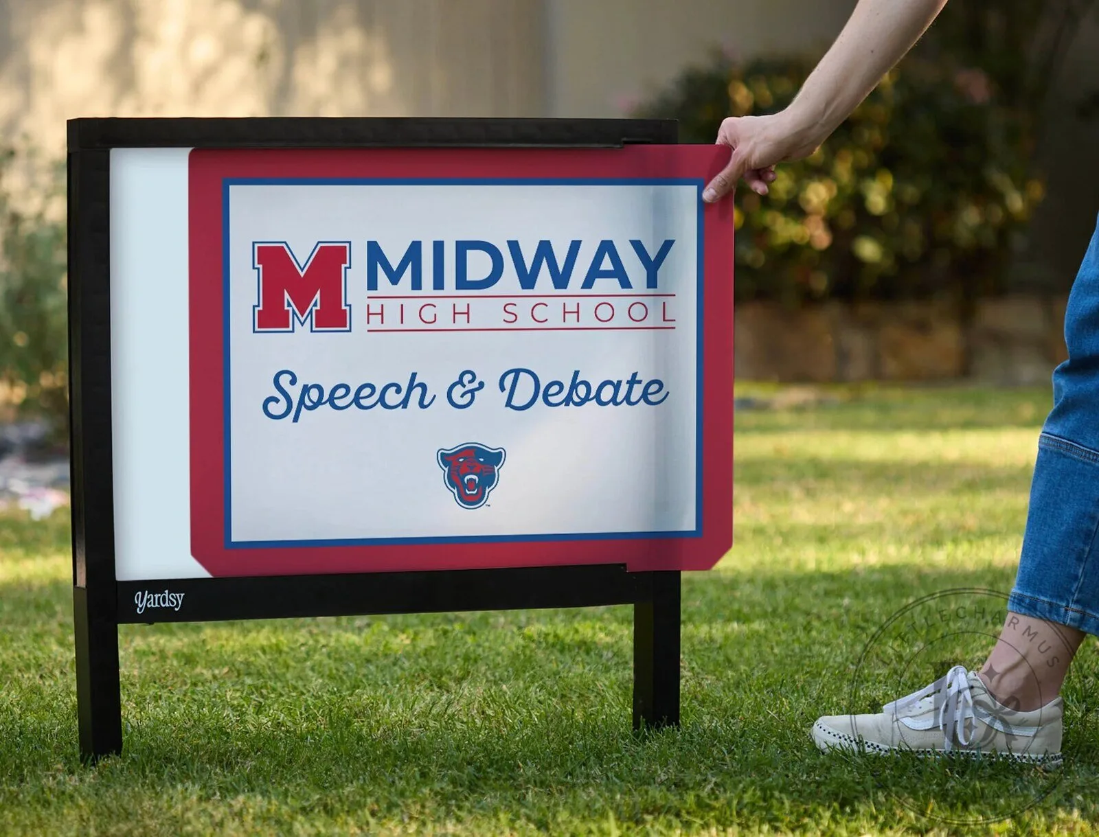 Midway High School Speech and Debate Team Spirit Yard Sign 11 Midway High School Speech and Debate Team Spirit Yard Sign