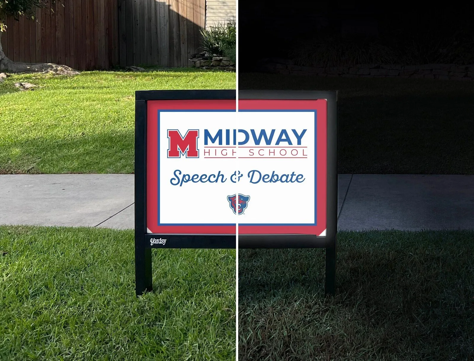 Midway High School Speech and Debate Team Spirit Yard Sign 13 Midway High School Speech and Debate Team Spirit Yard Sign