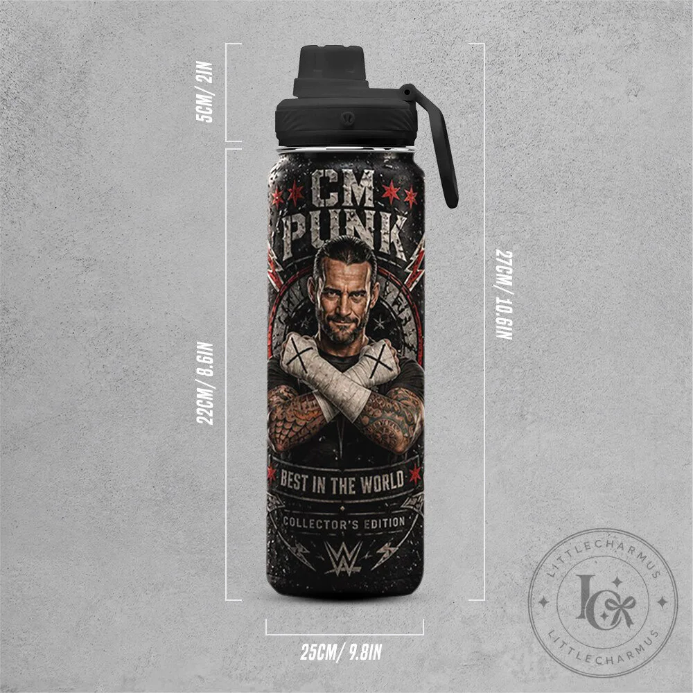 CM Punk Best in the World Collector's Edition WWE Water Bottle 5 CM Punk Best in the World Collector