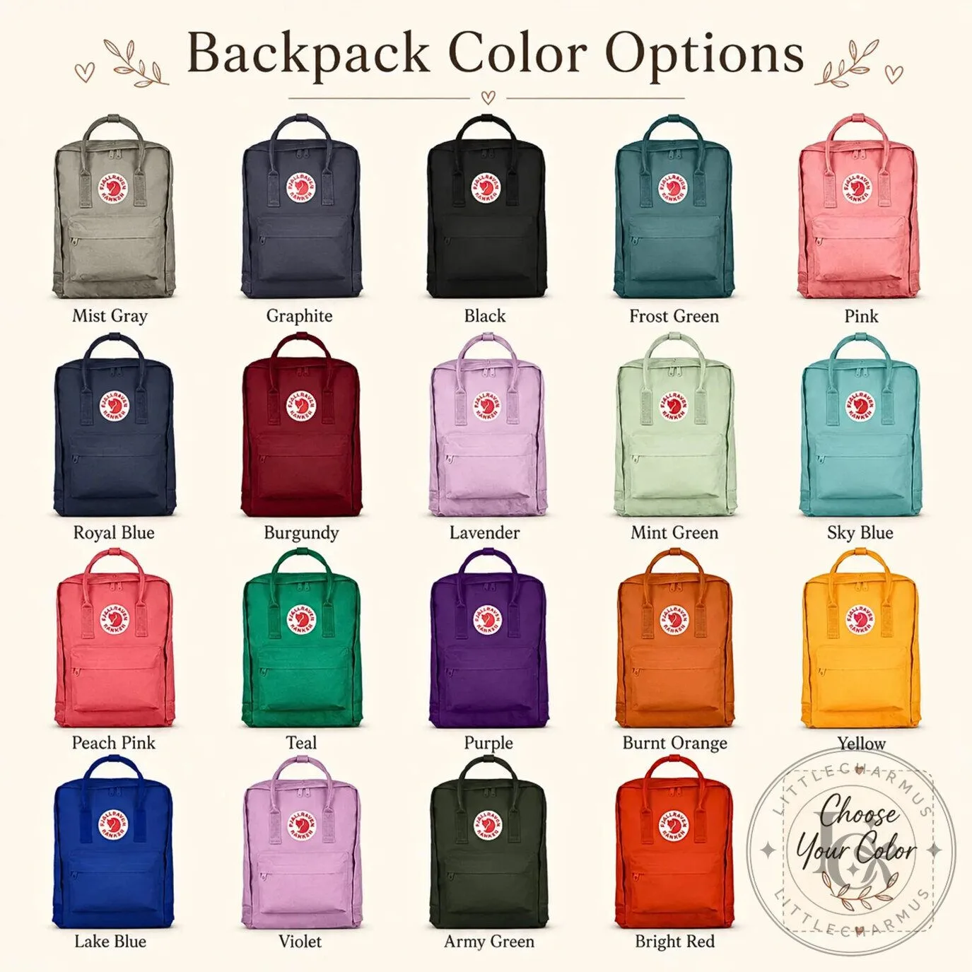 Harry Potter Quidditch Embroidered Fjallraven Kanken Backpack 11 Harry Potter Quidditch Embroidered Fjallraven Kanken Backpack
