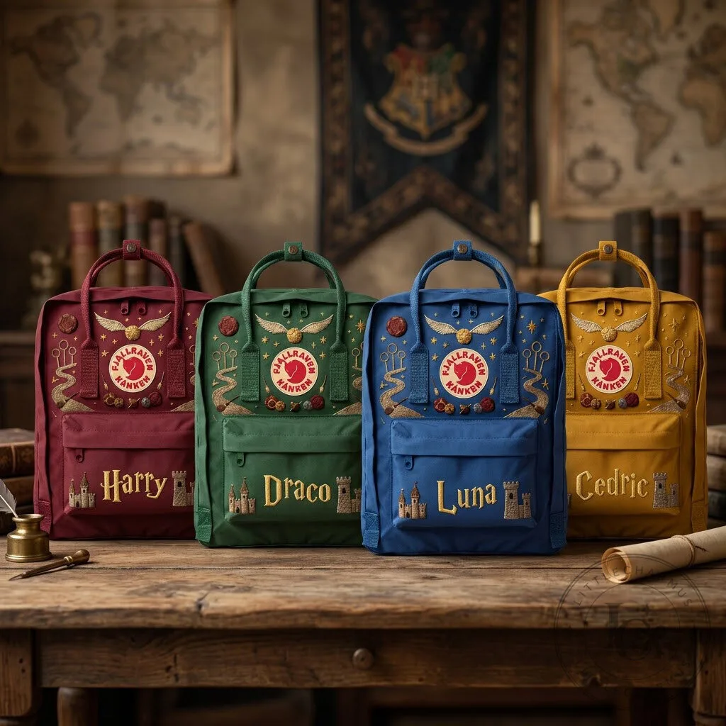 Harry Potter Quidditch Embroidered Fjallraven Kanken Backpack 13 Harry Potter Quidditch Embroidered Fjallraven Kanken Backpack