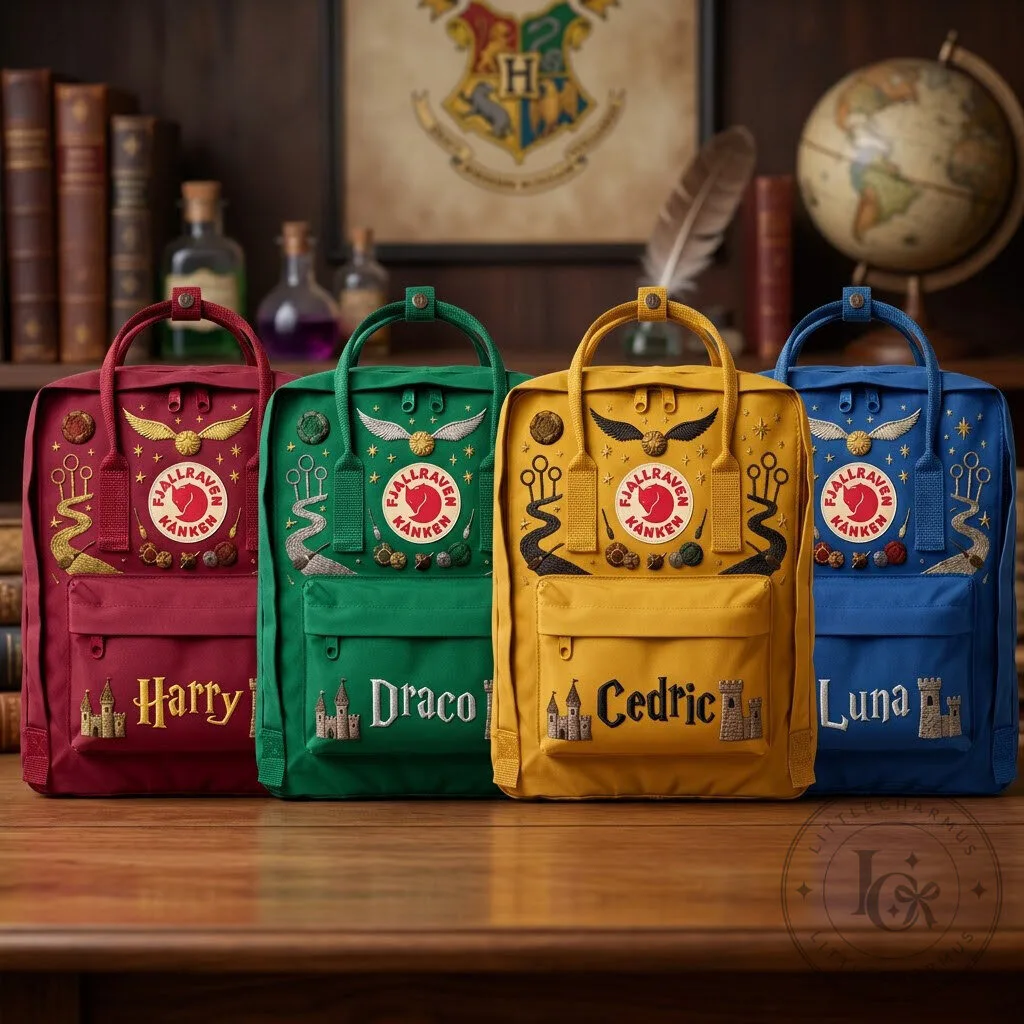 Harry Potter Quidditch Embroidered Fjallraven Kanken Backpack 14 Harry Potter Quidditch Embroidered Fjallraven Kanken Backpack