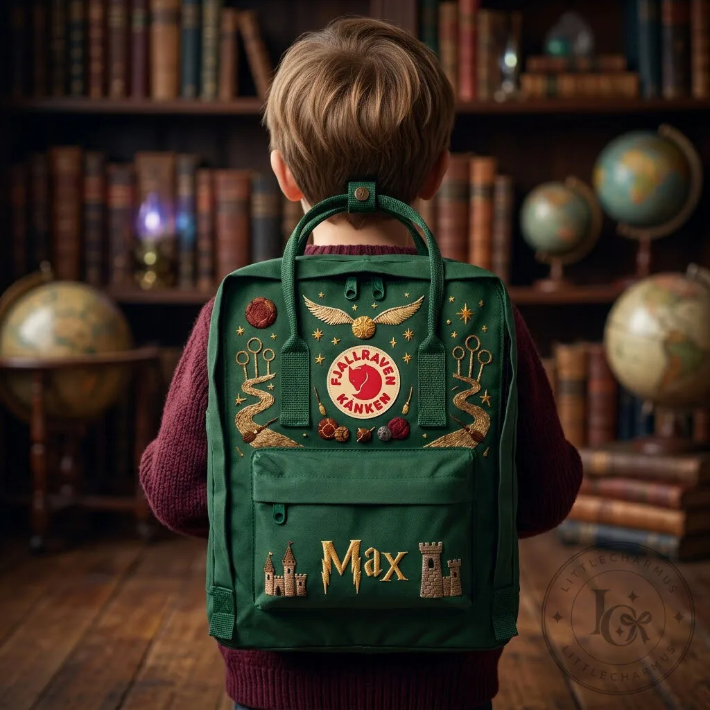 Harry Potter Quidditch Embroidered Fjallraven Kanken Backpack 15 Harry Potter Quidditch Embroidered Fjallraven Kanken Backpack