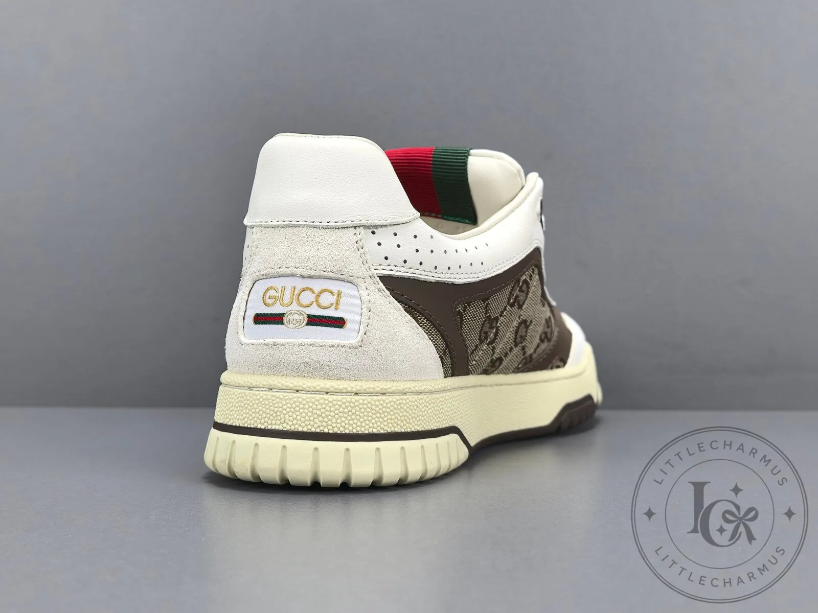 Gucci Re-Web White Brown Beige High-Top Sneakers for Men and Women 20 Gucci Re-Web White Brown Beige High-Top Sneakers for Men and Women
