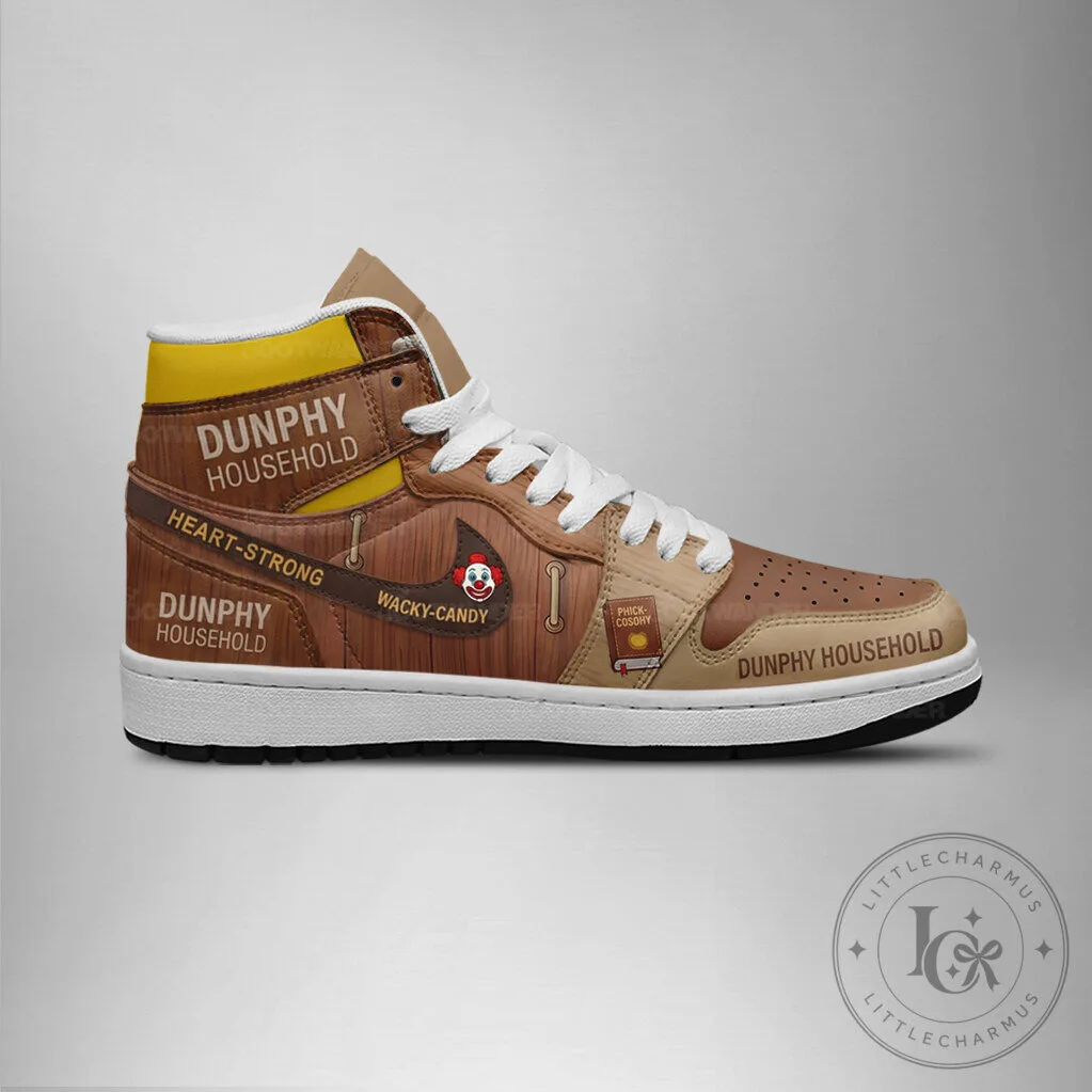 Modern Family Dunphy Household Wacky Candy High Top Sneakers 8 Modern Family Dunphy Household Wacky Candy High Top Sneakers