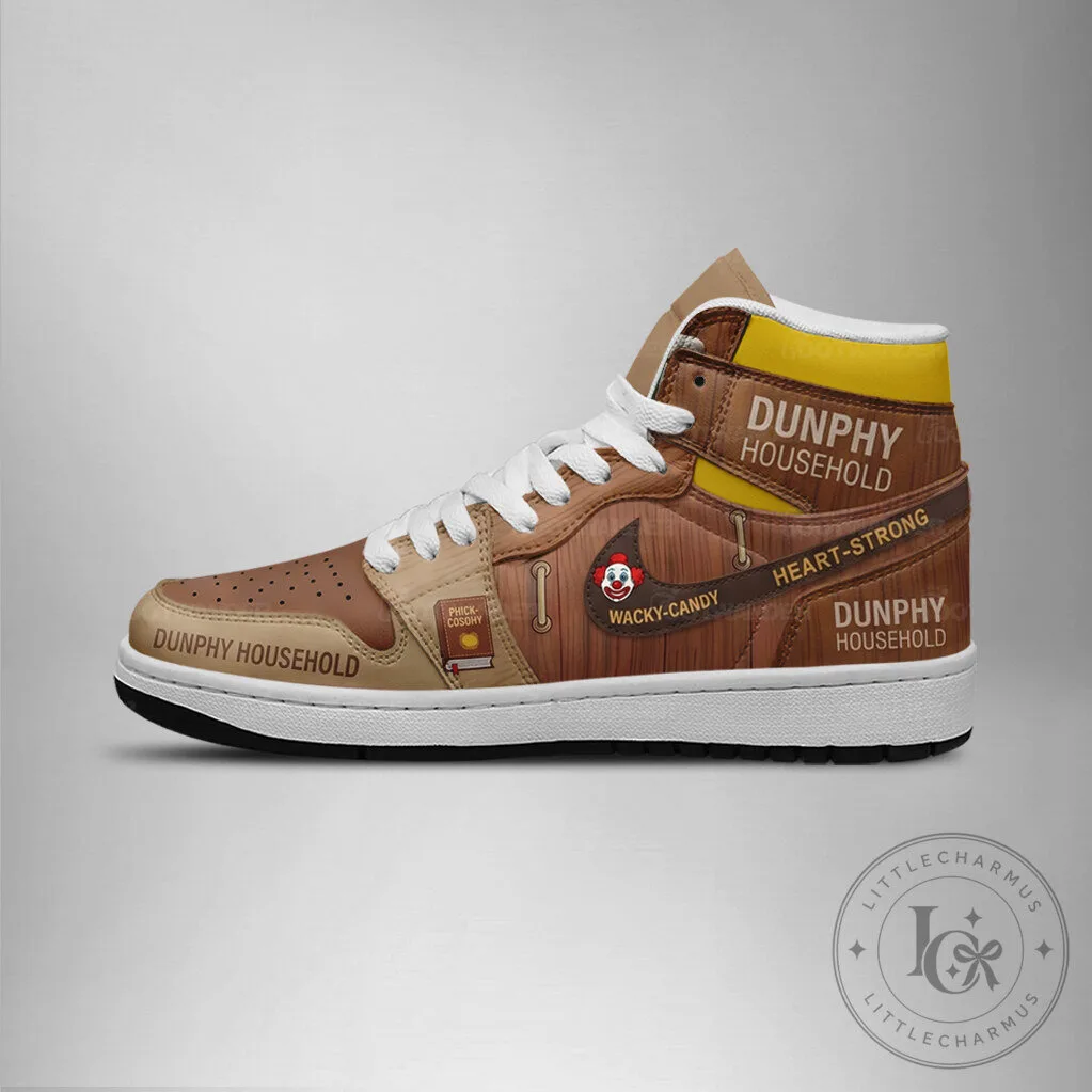 Modern Family Dunphy Household Wacky Candy High Top Sneakers 9 Modern Family Dunphy Household Wacky Candy High Top Sneakers