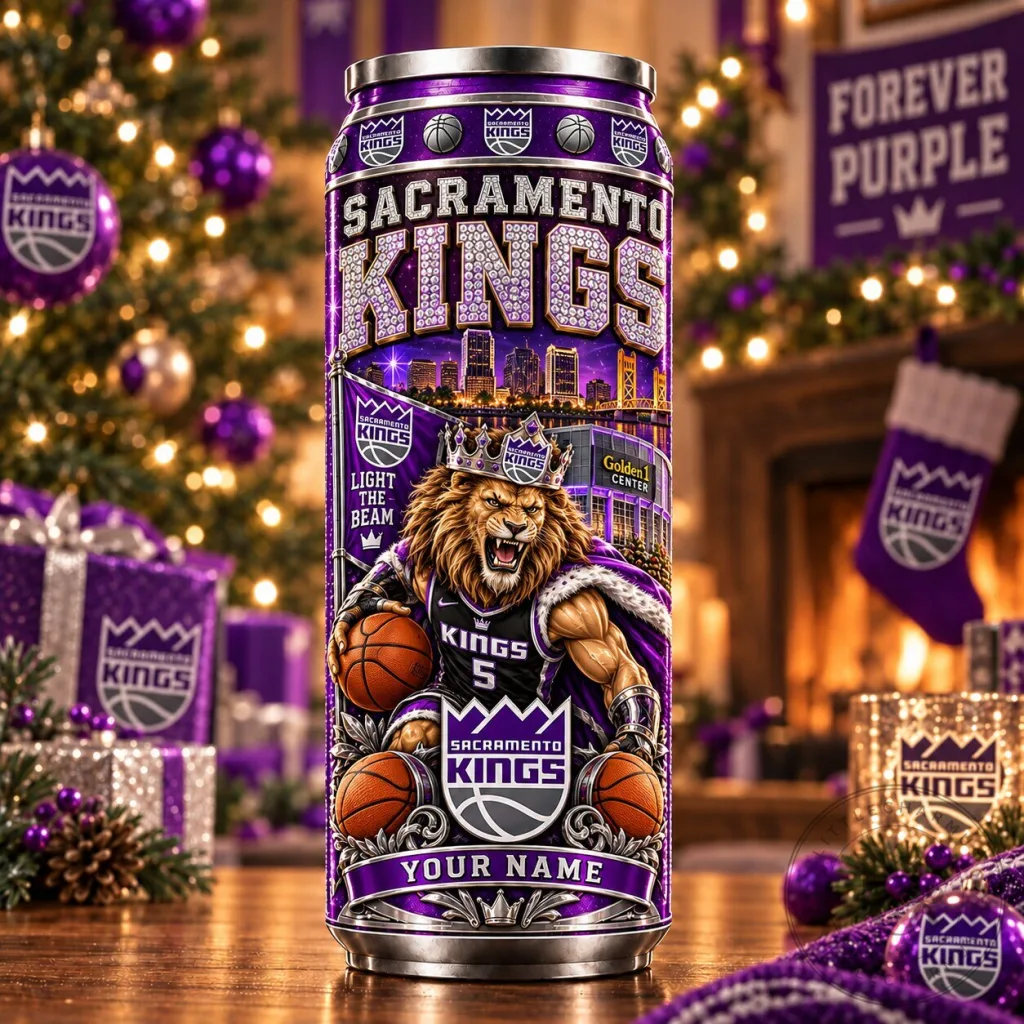 Sacramento Kings Basketball Team Personalized Can Tumbler Sacramento Kings Basketball Team Personalized Can Tumbler