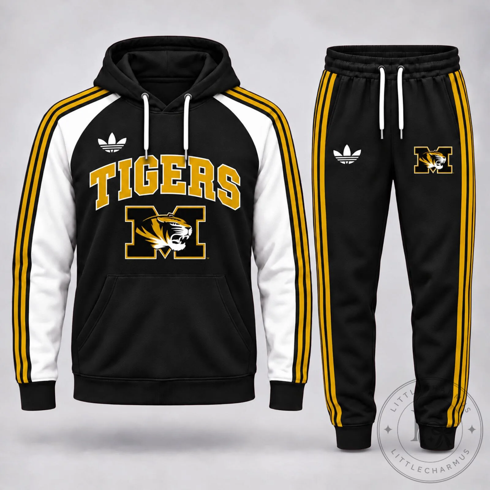 Missouri Tigers NCAA Football Team Black and Gold Hoodie 2 Missouri Tigers NCAA Football Team Black and Gold Hoodie