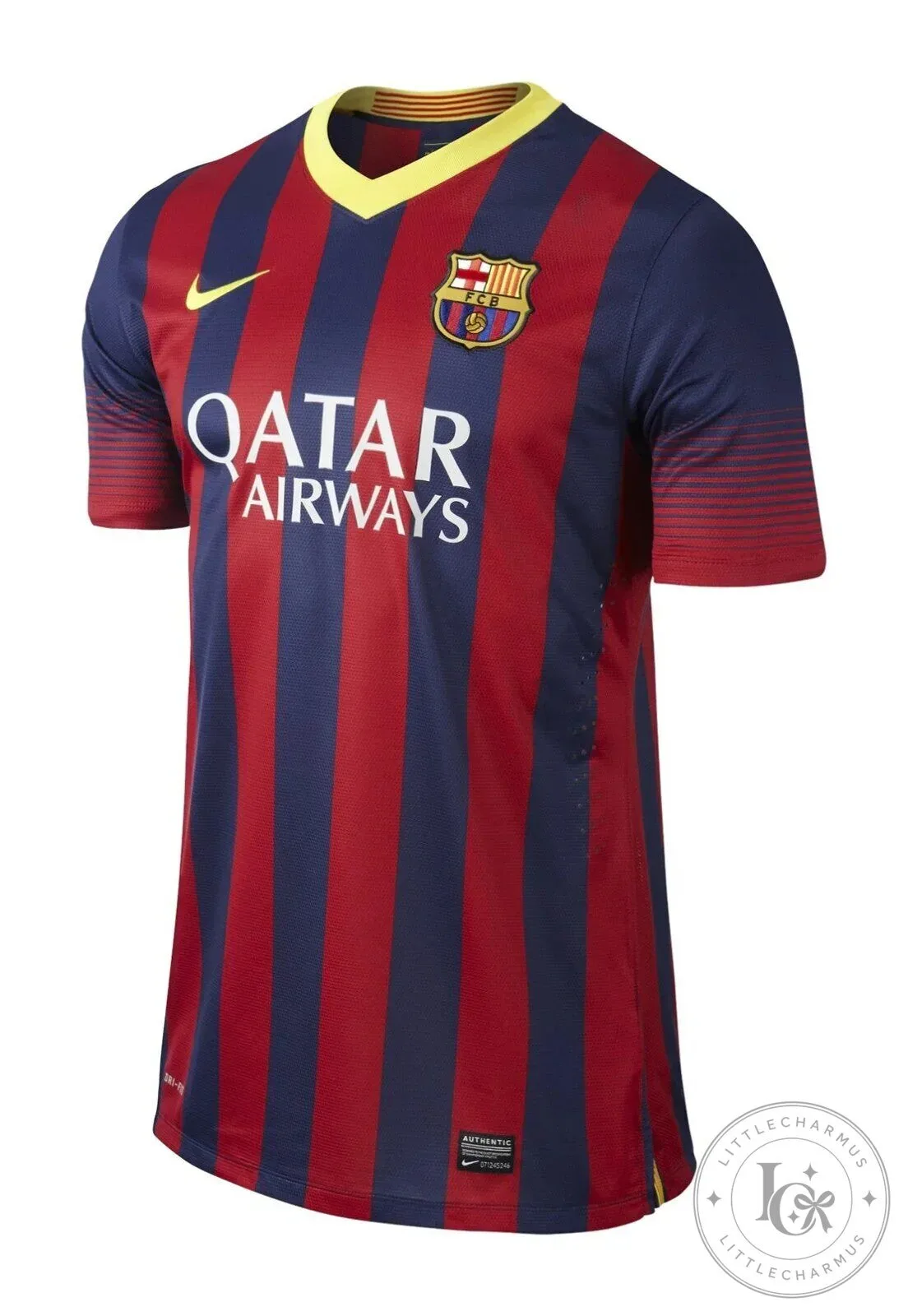 Barcelona 2013-2014 Home Retro Football Club Soccer Jersey 5 Barcelona 2013-2014 Home Retro Football Club Soccer Jersey