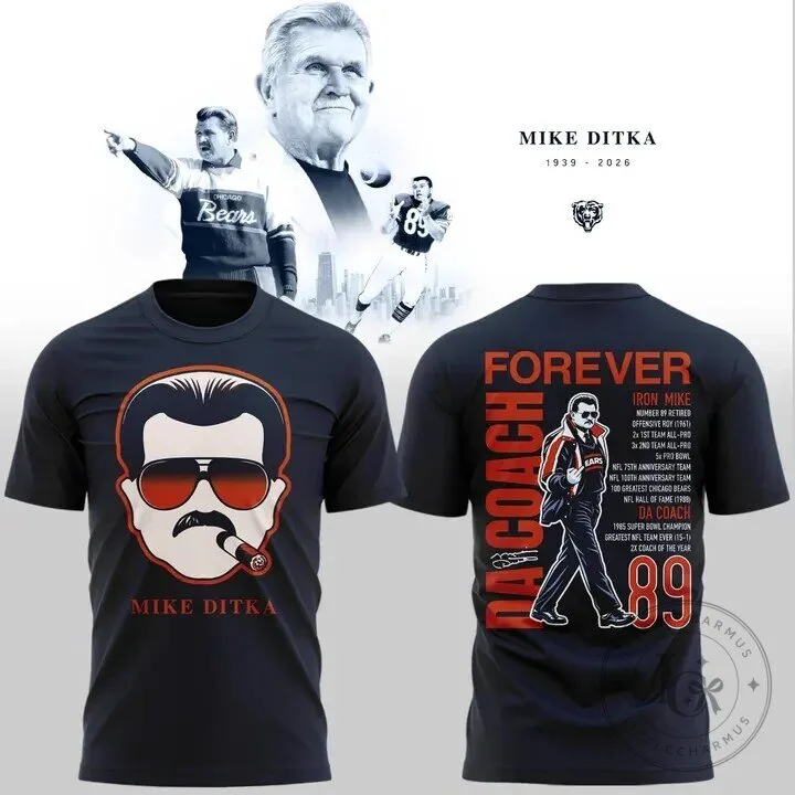 Mike Ditka Chicago Bears Football Legend Da Coach T-Shirt