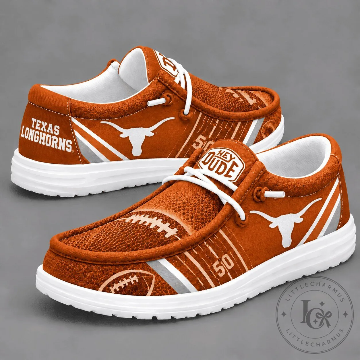 Texas Longhorns Football Stadium Spirit Loafer Shoes for Men and Women 1 Texas Longhorns Football Stadium Spirit Loafer Shoes for Men and Women