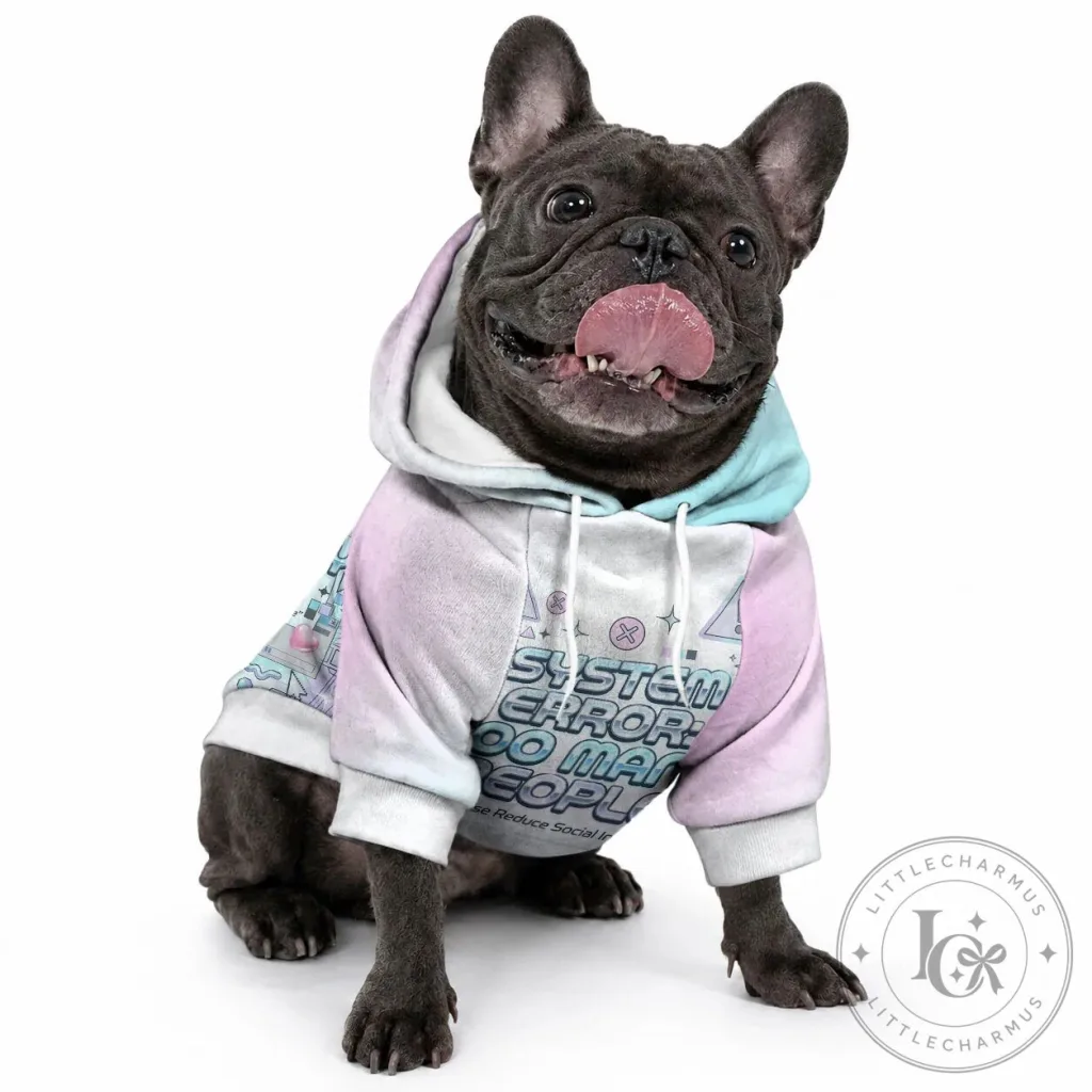 System Error Too Many People Y2K Retro Tech Computer Interface Pet Hoodie System Error Too Many People Y2K Retro Tech Computer Interface Pet Hoodie