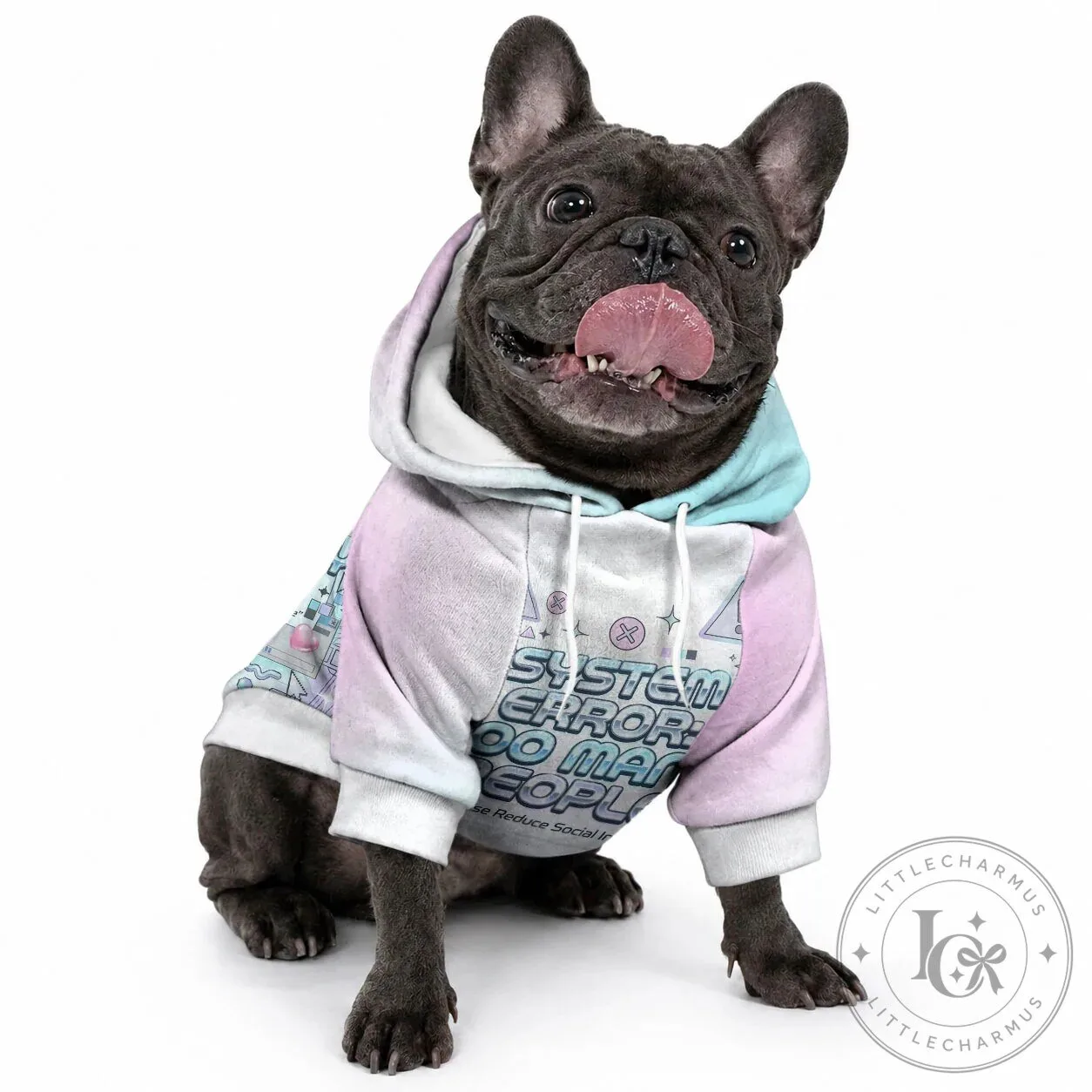 System Error Too Many People Y2K Retro Tech Computer Interface Pet Hoodie 2 System Error Too Many People Y2K Retro Tech Computer Interface Pet Hoodie