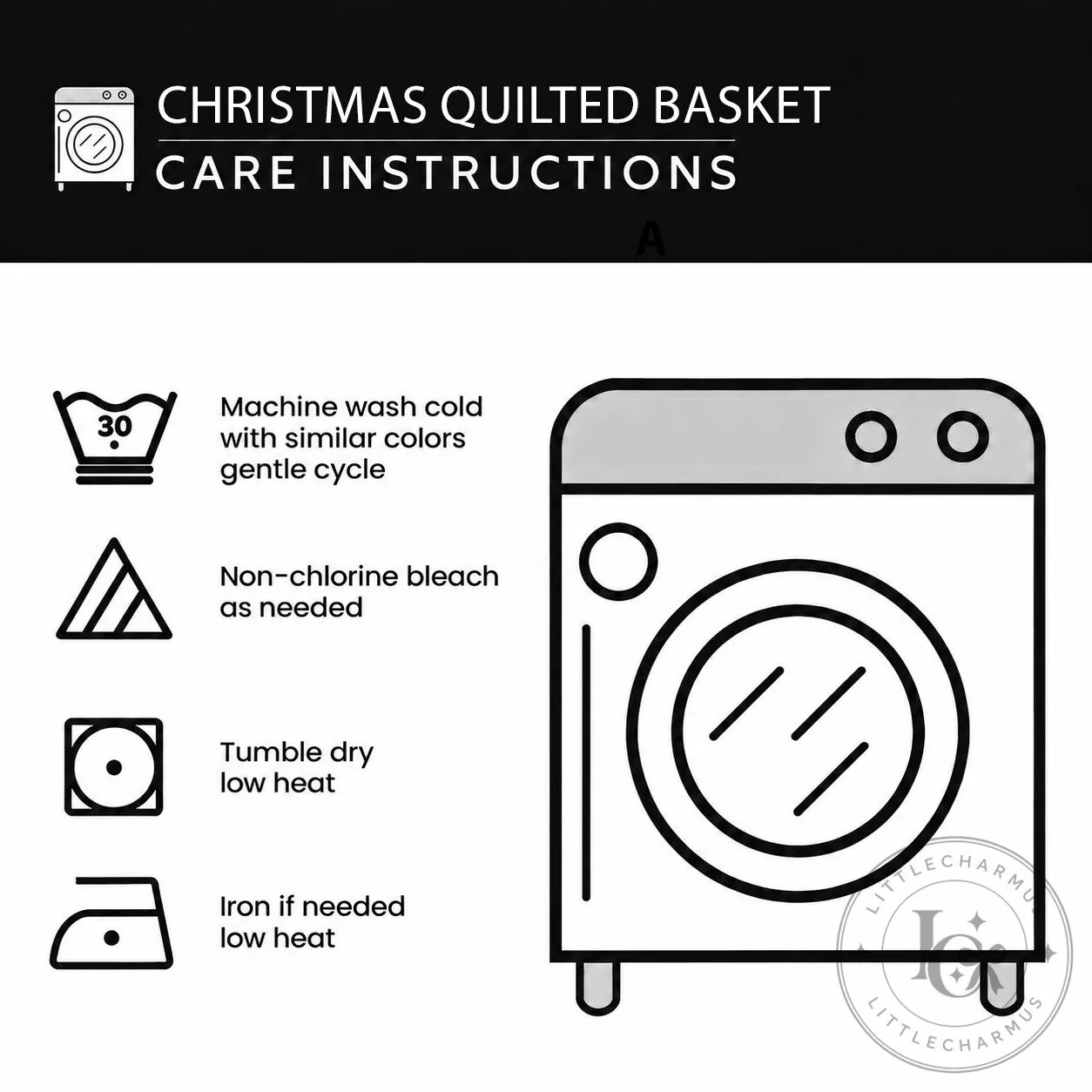 Christmas Santa Claus Workshop Quilted Storage Basket 11 Christmas Santa Claus Workshop Quilted Storage Basket