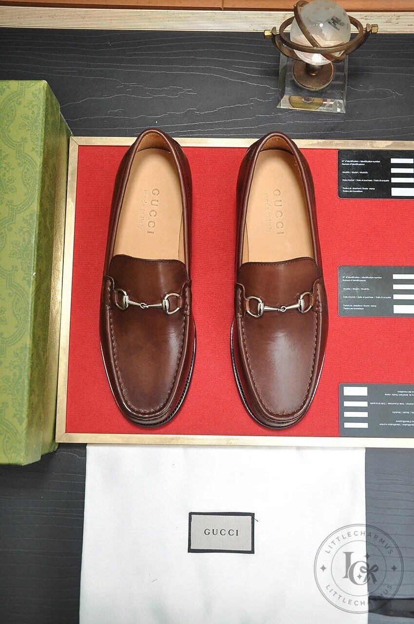 Gucci Horsebit Loafer Brown Leather Dress Shoes for Men 11 Gucci Horsebit Loafer Brown Leather Dress Shoes for Men