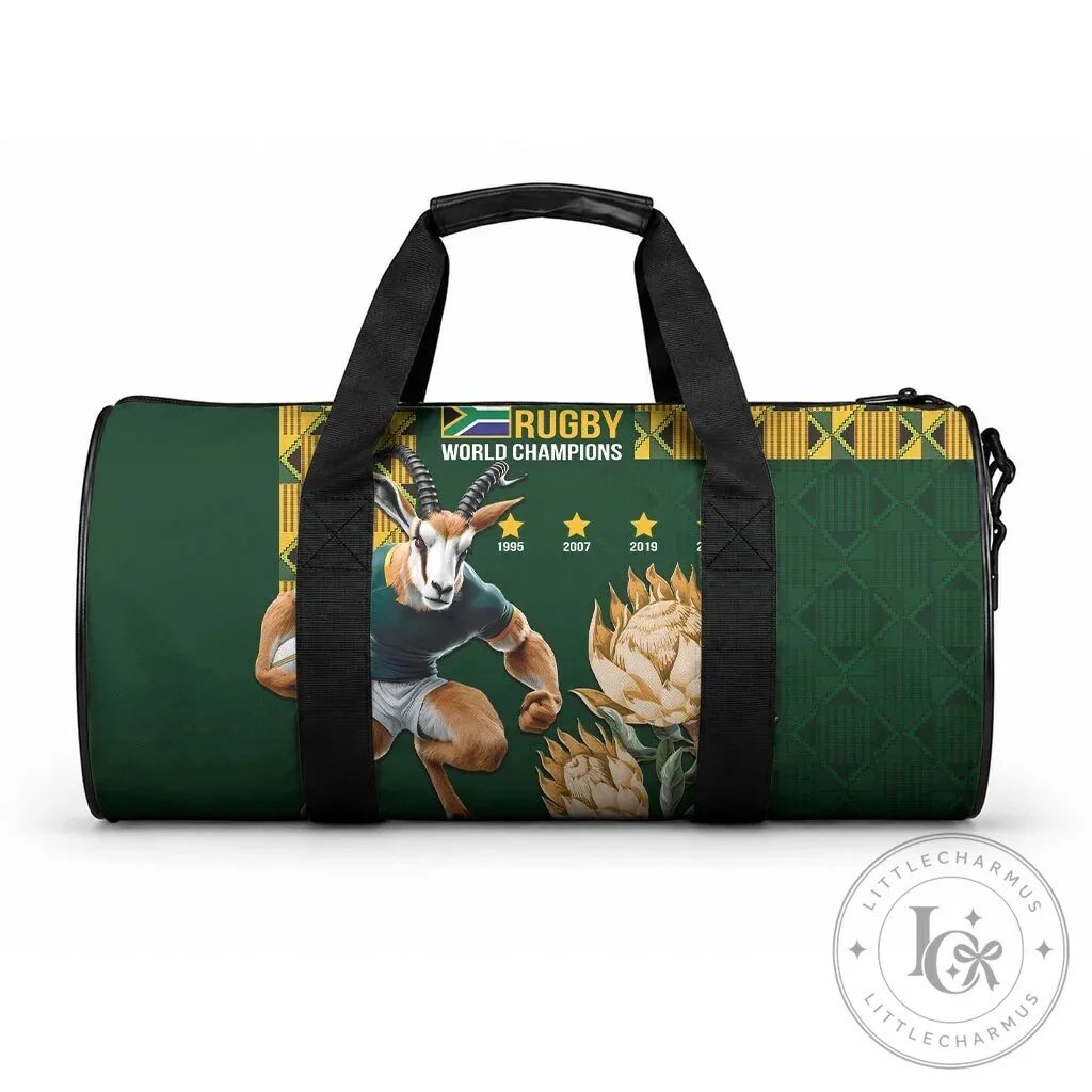 South Africa Rugby World Champions Springboks History Duffle Bag