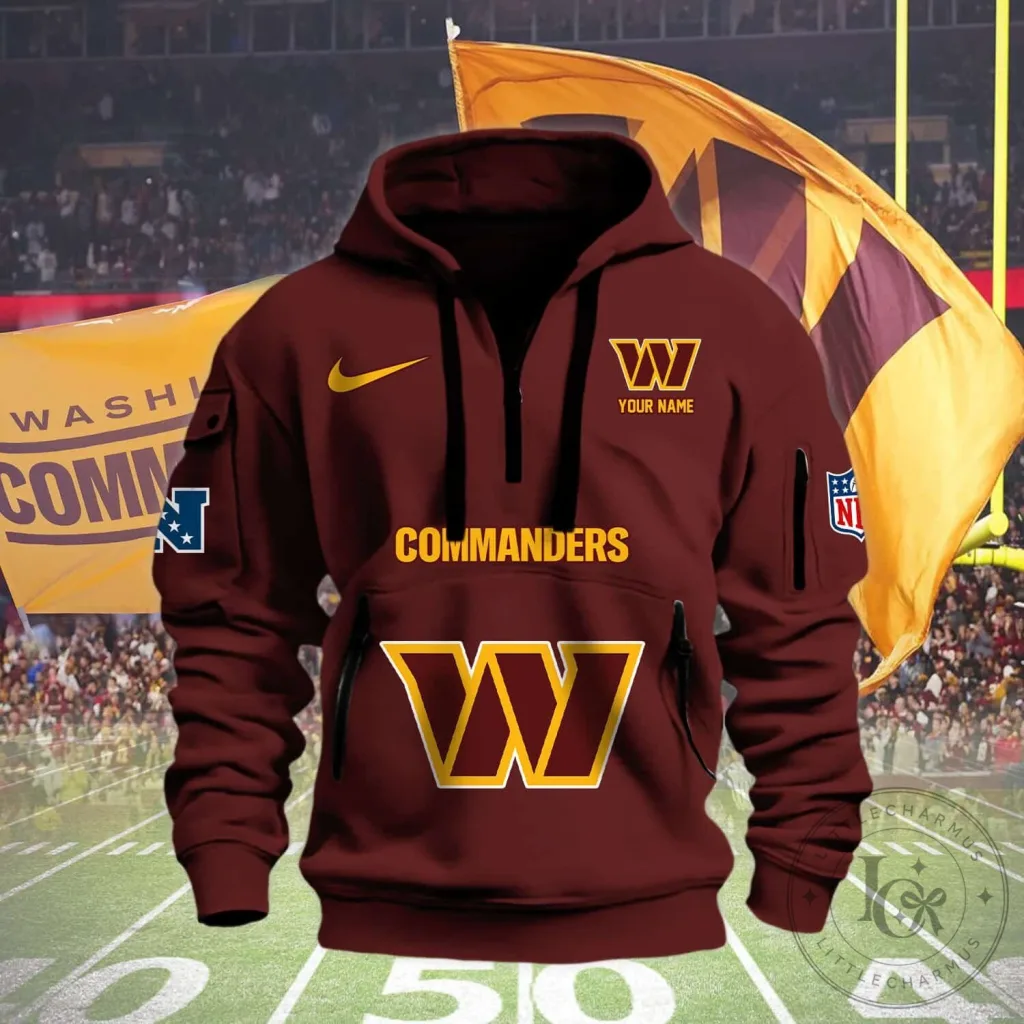 Washington Commanders Football Team Personalized Pullover Hoodie Washington Commanders Football Team Personalized Pullover Hoodie