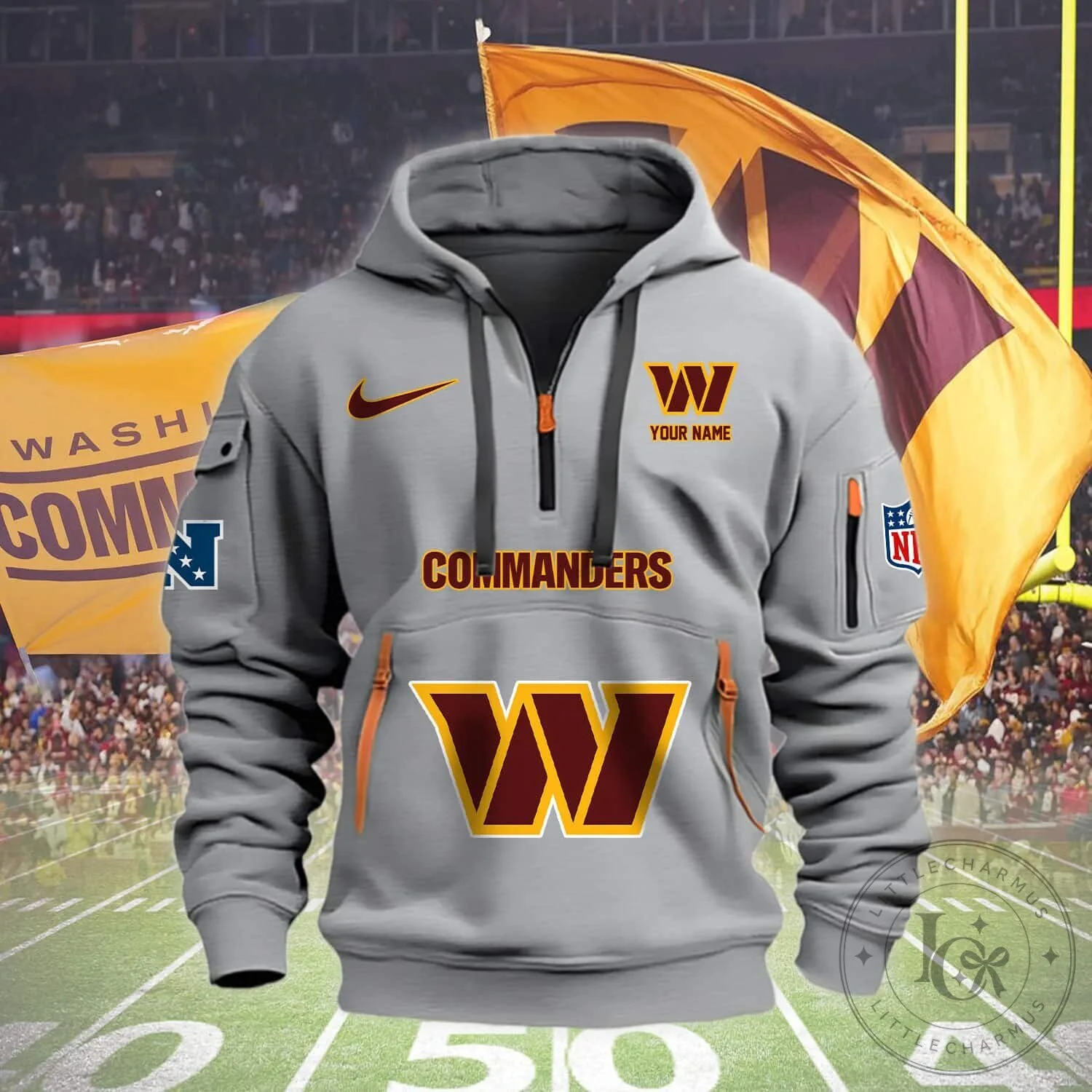 Washington Commanders Football Team Personalized Pullover Hoodie 12 Washington Commanders Football Team Personalized Pullover Hoodie