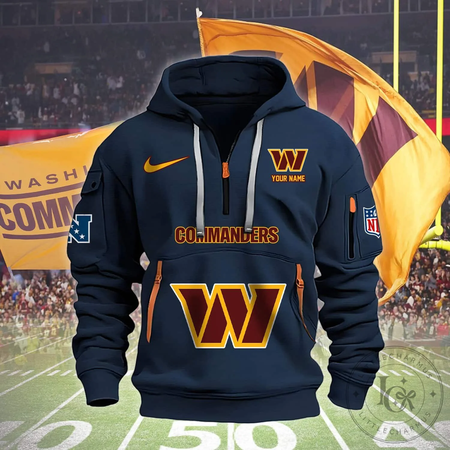 Washington Commanders Football Team Personalized Pullover Hoodie 14 Washington Commanders Football Team Personalized Pullover Hoodie