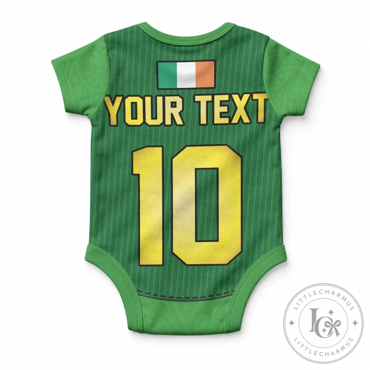 Irish Rugby Football Union St. Patrick's Day Leprechaun Baby Romper 9 Irish Rugby Football Union St. Patrick