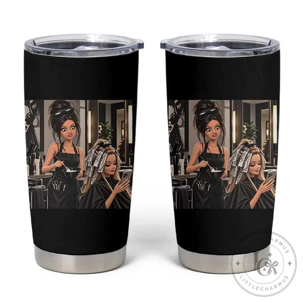 Funny Hair Stylist Side Eye Meme Tumbler Cup for Hairdresser Salon Gift 8 Funny Hair Stylist Side Eye Meme Tumbler Cup for Hairdresser Salon Gift
