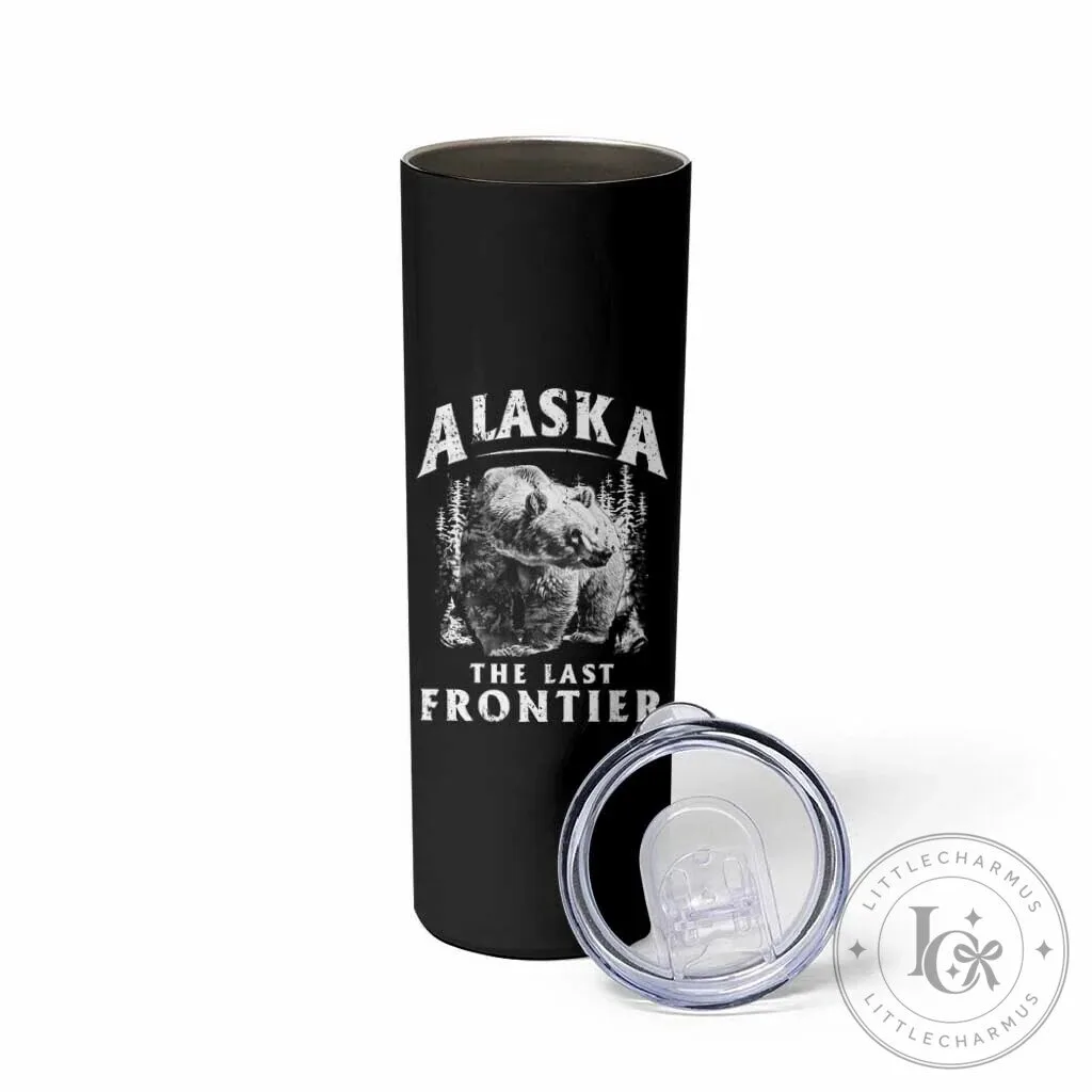 Alaska The Last Frontier Vintage Bear Insulated Stainless Steel Tumbler 12 Alaska The Last Frontier Vintage Bear Insulated Stainless Steel Tumbler