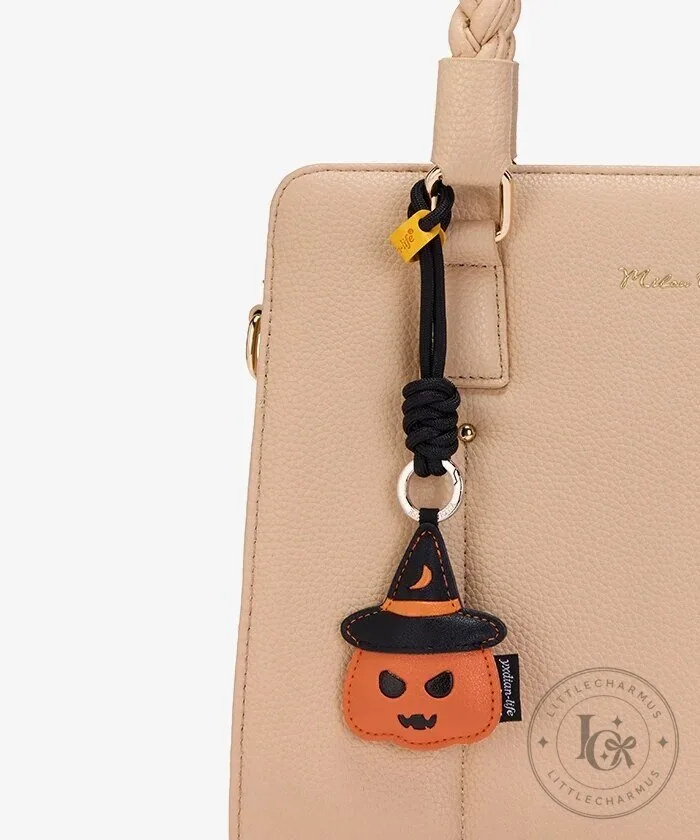 Halloween Pumpkin Jack O'Lantern Rhinestone Keychain Charm 36 Halloween Pumpkin Jack O