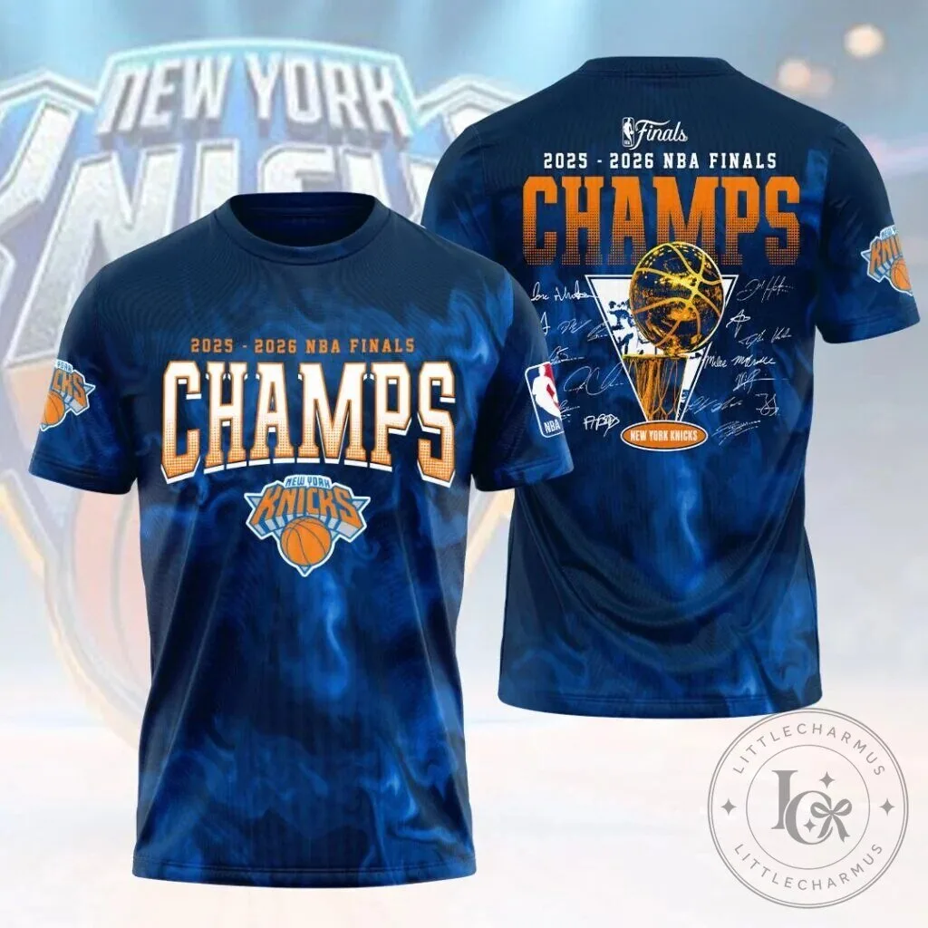 New York Knicks 2026 NBA Finals Champions T-Shirt