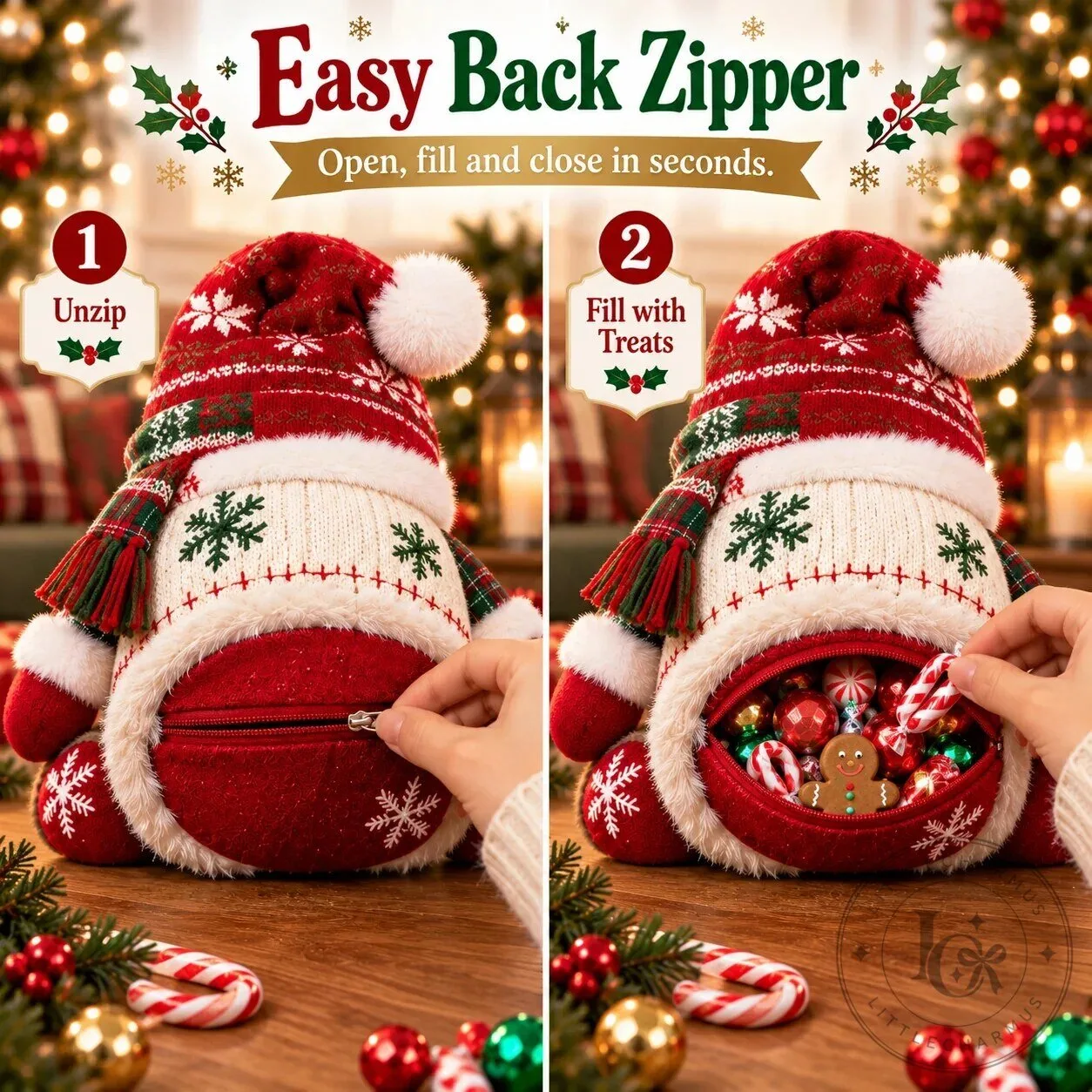 Christmas Snowman Refillable Treat Holder Figurine for Holiday Candy Gifts 24 Christmas Snowman Refillable Treat Holder Figurine for Holiday Candy Gifts