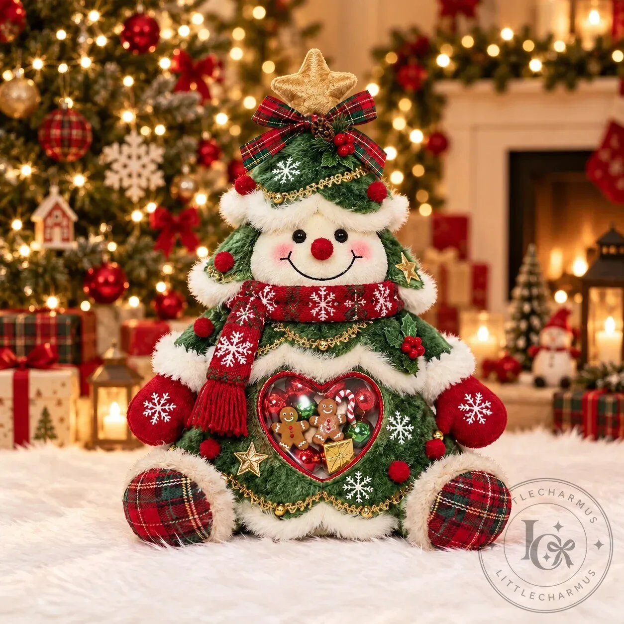 Christmas Snowman Refillable Treat Holder Figurine for Holiday Candy Gifts 36 Christmas Snowman Refillable Treat Holder Figurine for Holiday Candy Gifts