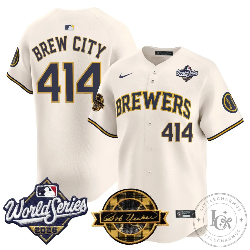 Bob Uecker Milwaukee Brewers 2026 World Series Baseball Jersey Bob Uecker Milwaukee Brewers 2026 World Series Baseball Jersey