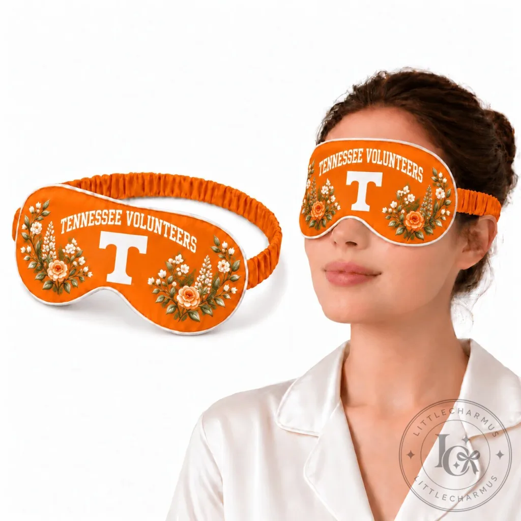 Tennessee Volunteers Floral Sleep Mask Tennessee Volunteers Floral Sleep Mask