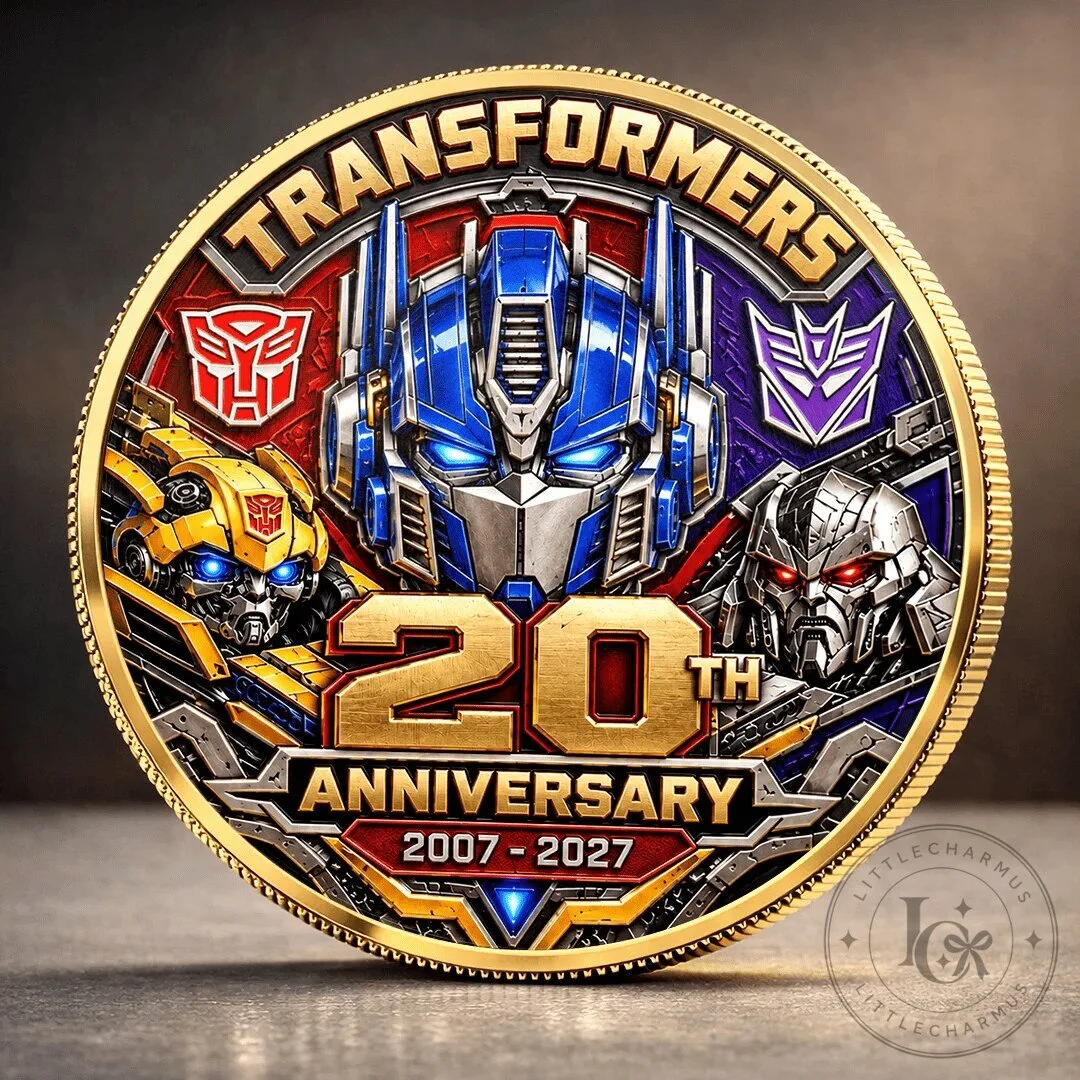 Transformers 20th Anniversary Commemorative Edition Collectible Coin