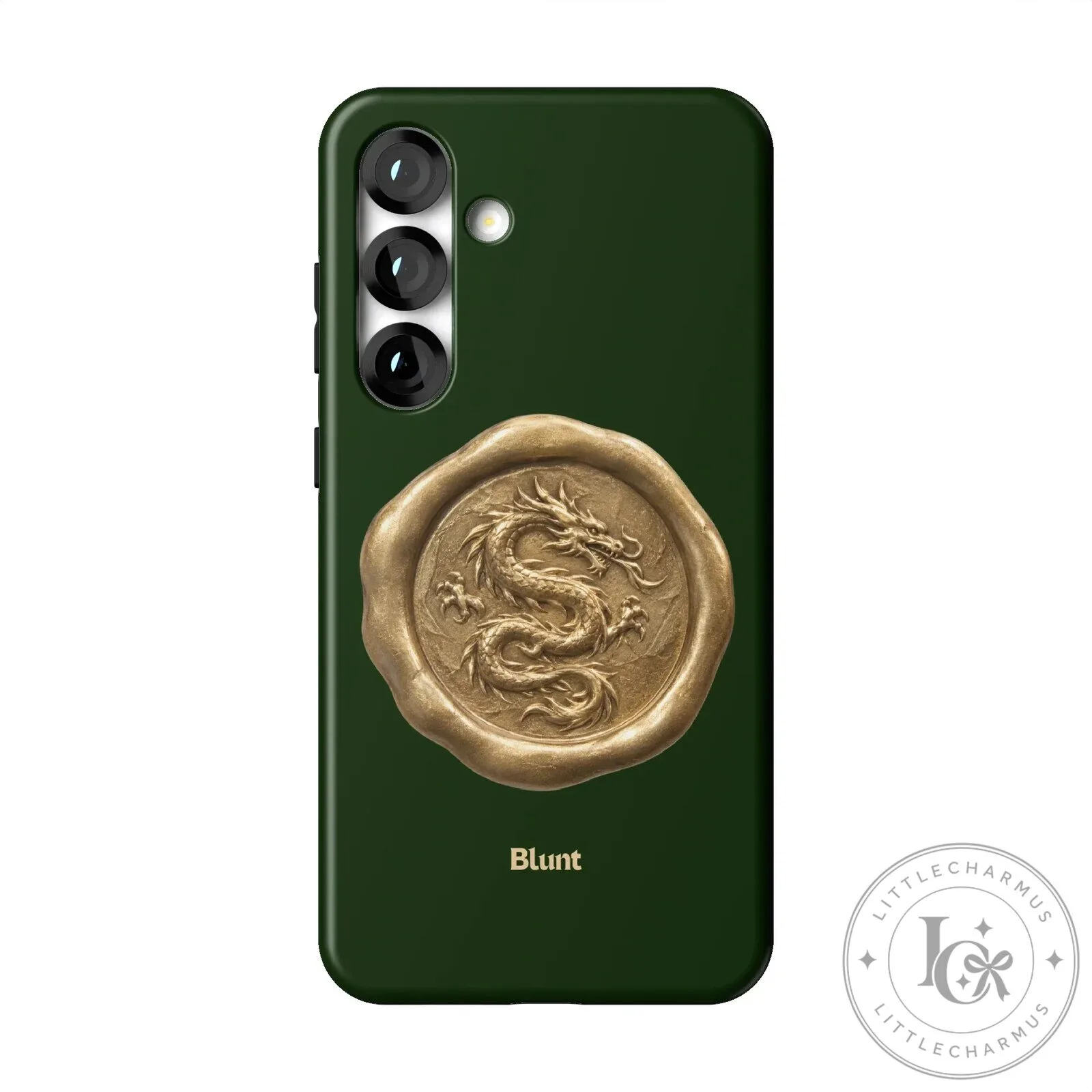 Dragon Wax Seal Design Dark Green Samsung Galaxy Phone Case 21 Dragon Wax Seal Design Dark Green Samsung Galaxy Phone Case