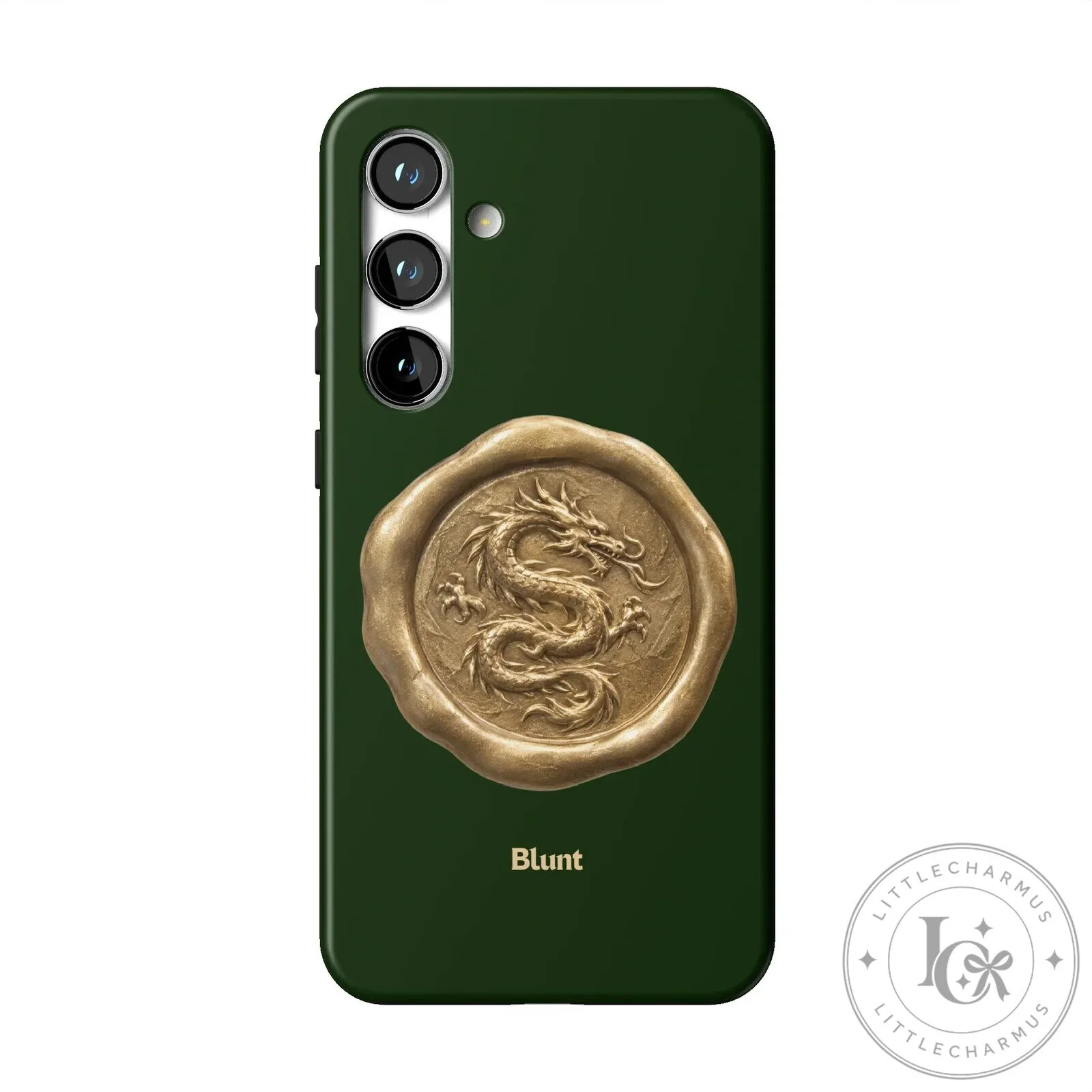 Dragon Wax Seal Design Dark Green Samsung Galaxy Phone Case 24 Dragon Wax Seal Design Dark Green Samsung Galaxy Phone Case