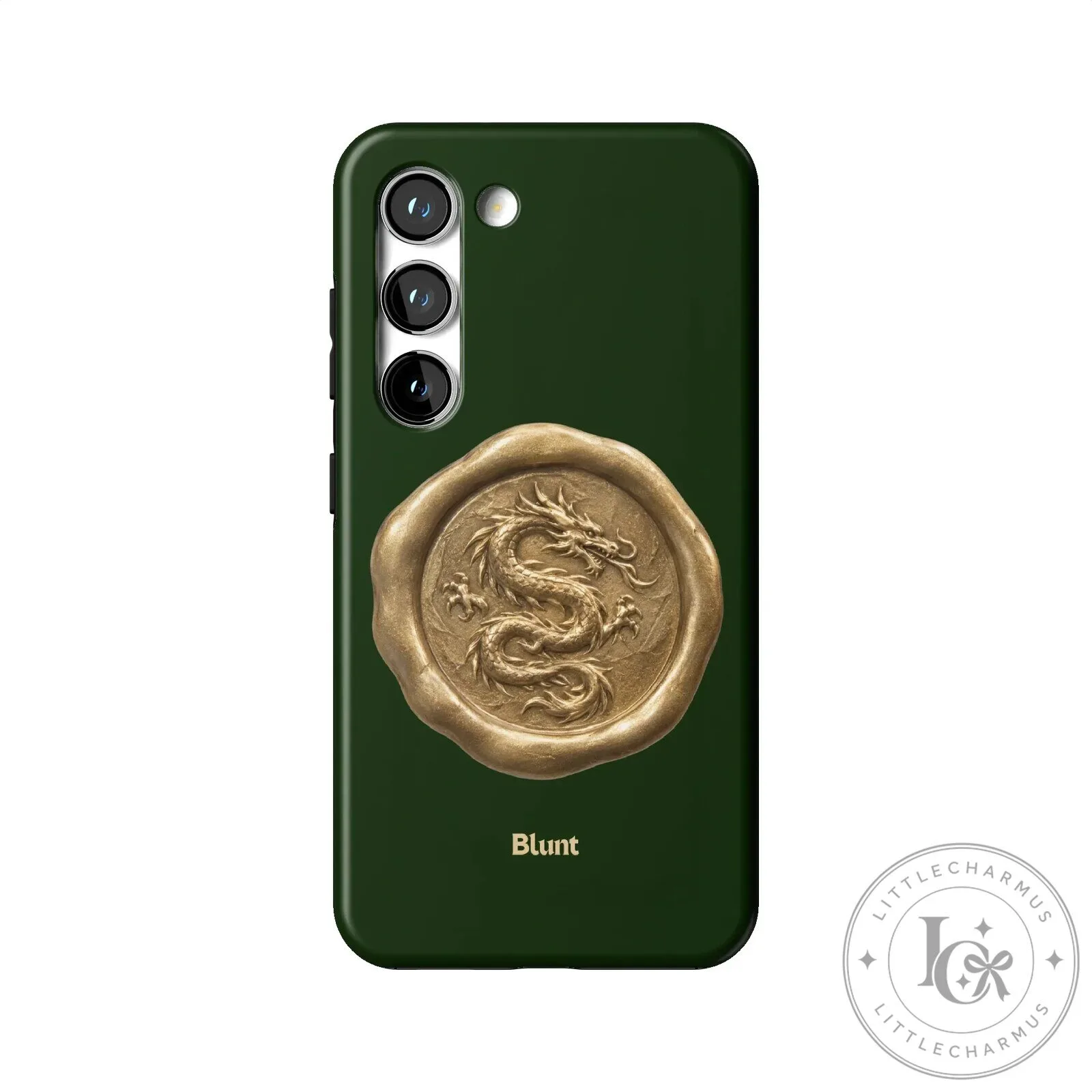 Dragon Wax Seal Design Dark Green Samsung Galaxy Phone Case 26 Dragon Wax Seal Design Dark Green Samsung Galaxy Phone Case